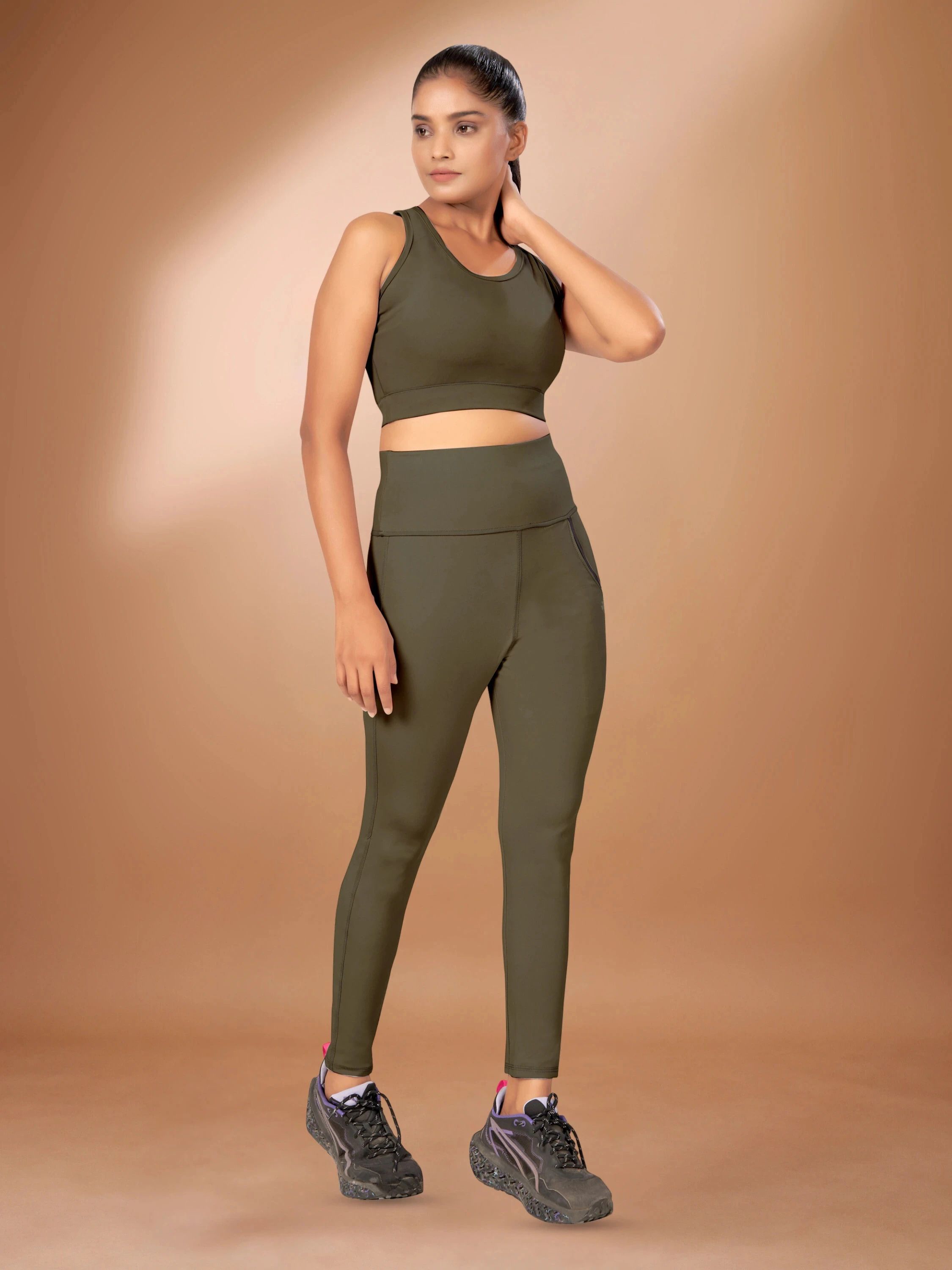 poojaran Solid Women Track Suit-picture-18