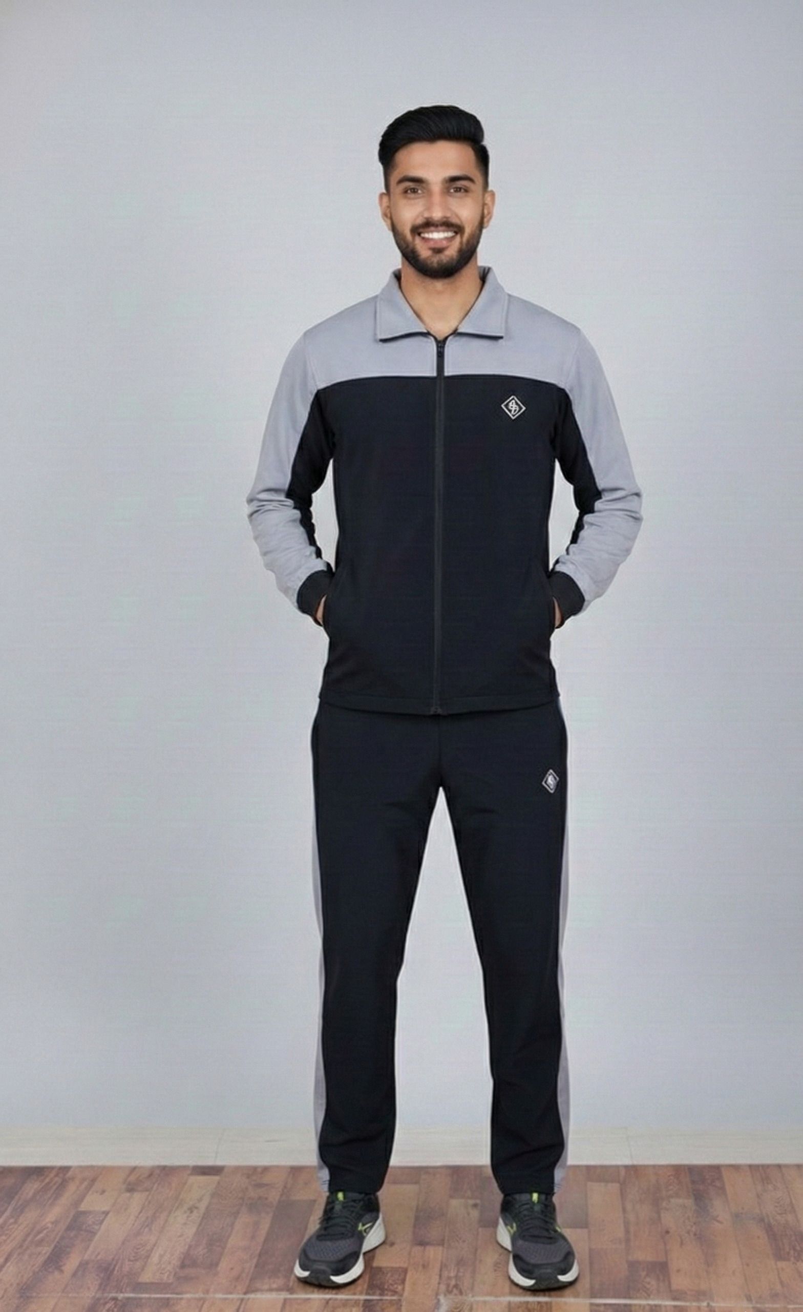 sak all-star Solid Men Track Suit-picture-17