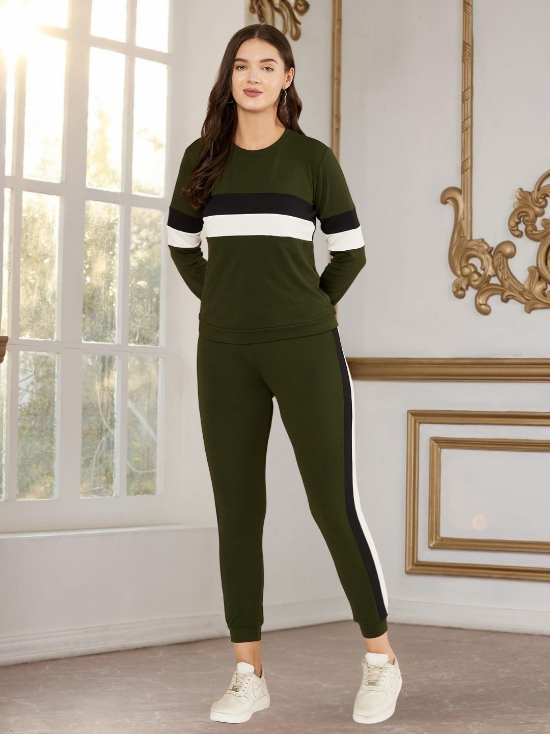 Colorblock Women Track Suit-image-20