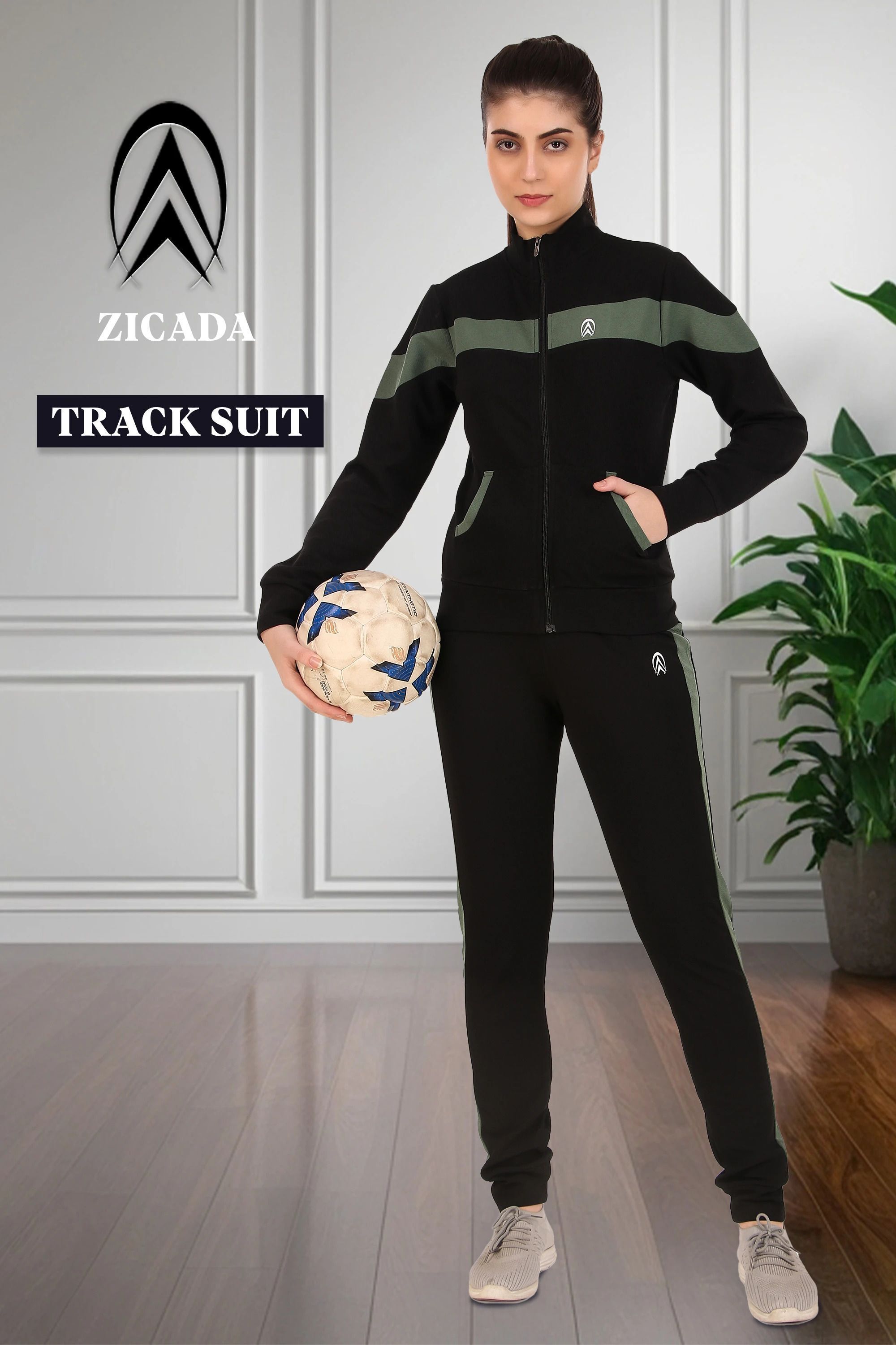 Colorblock Women Track Suit