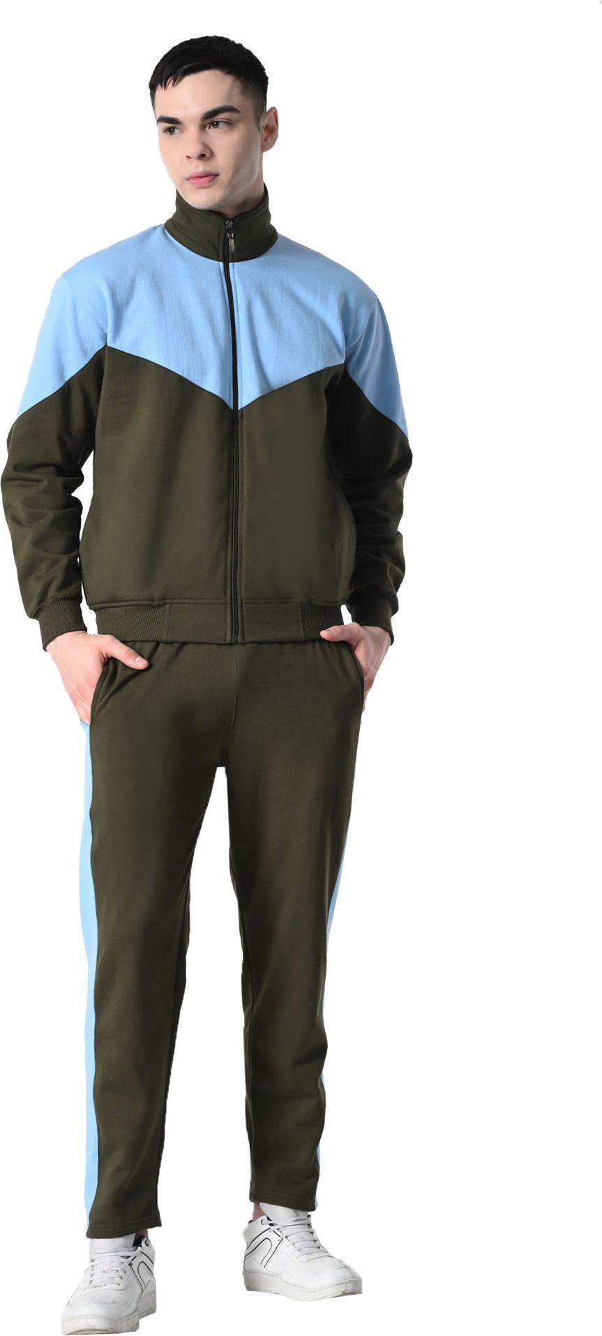 indiweaves Colorblock Men Track Suit-picture-12