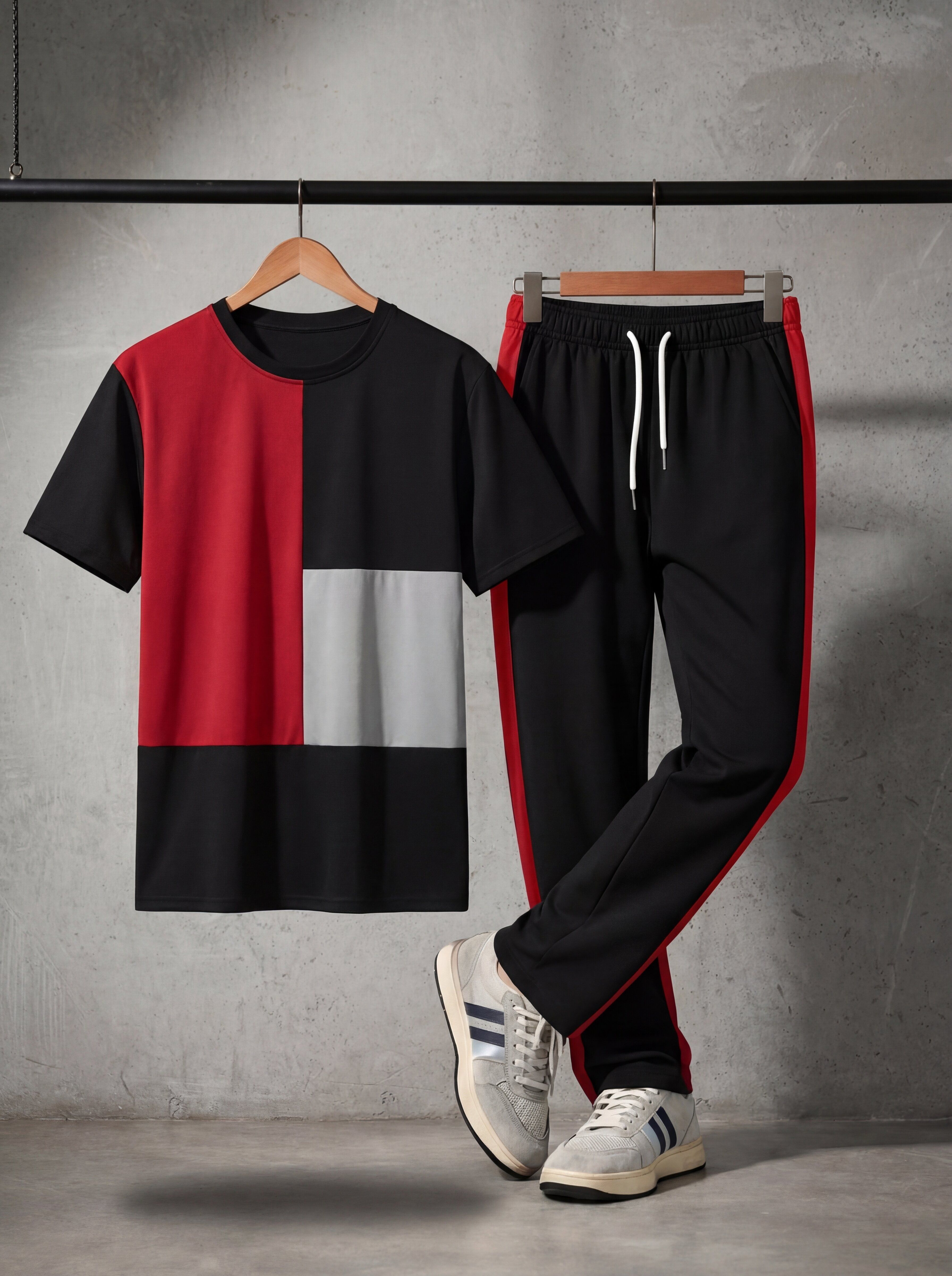 granthi Colorblock, Solid Men Track Suit-picture-36