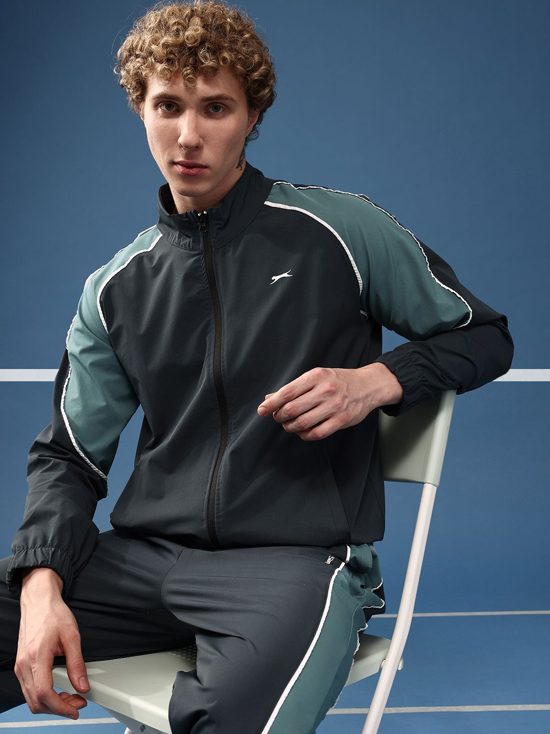 slazenger Colorblock Men Track Suit-picture-27