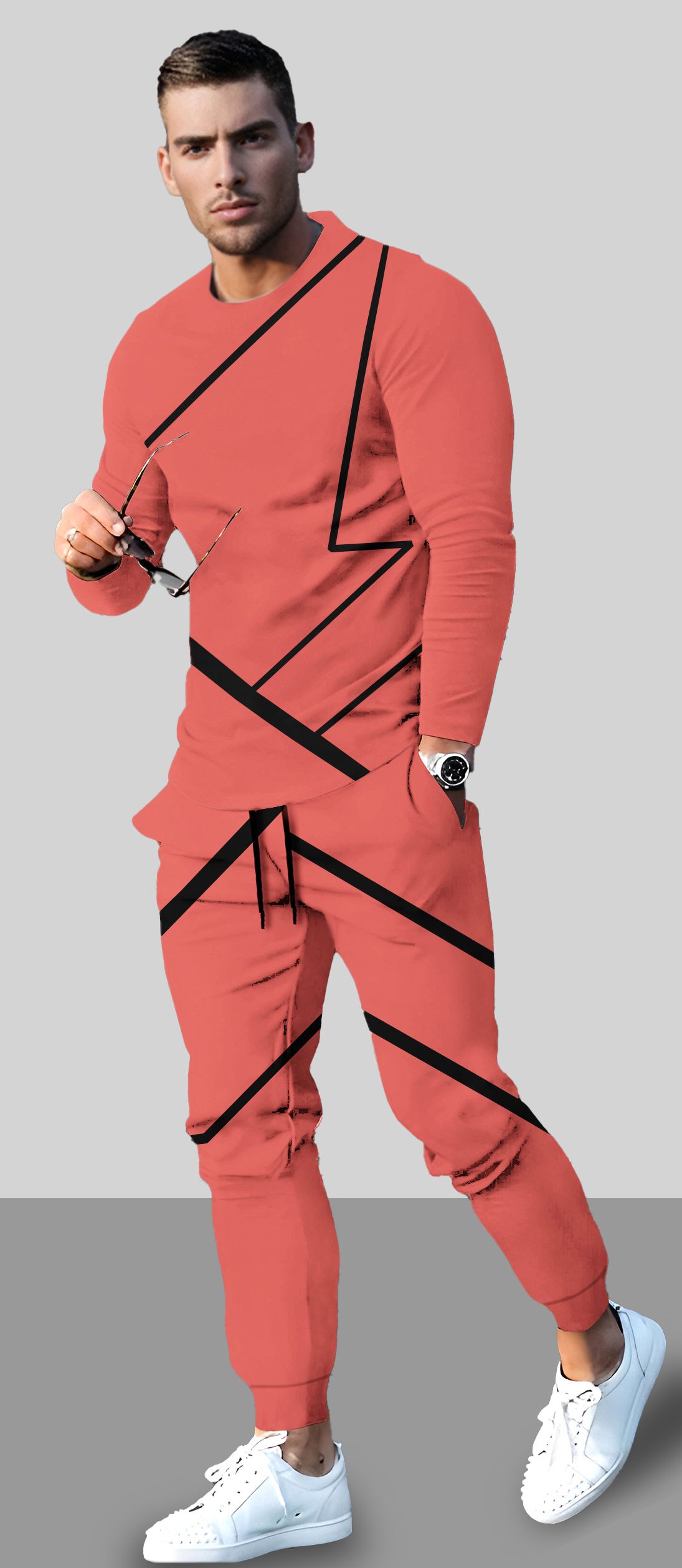 kelonbro Striped Men Track Suit-picture-20