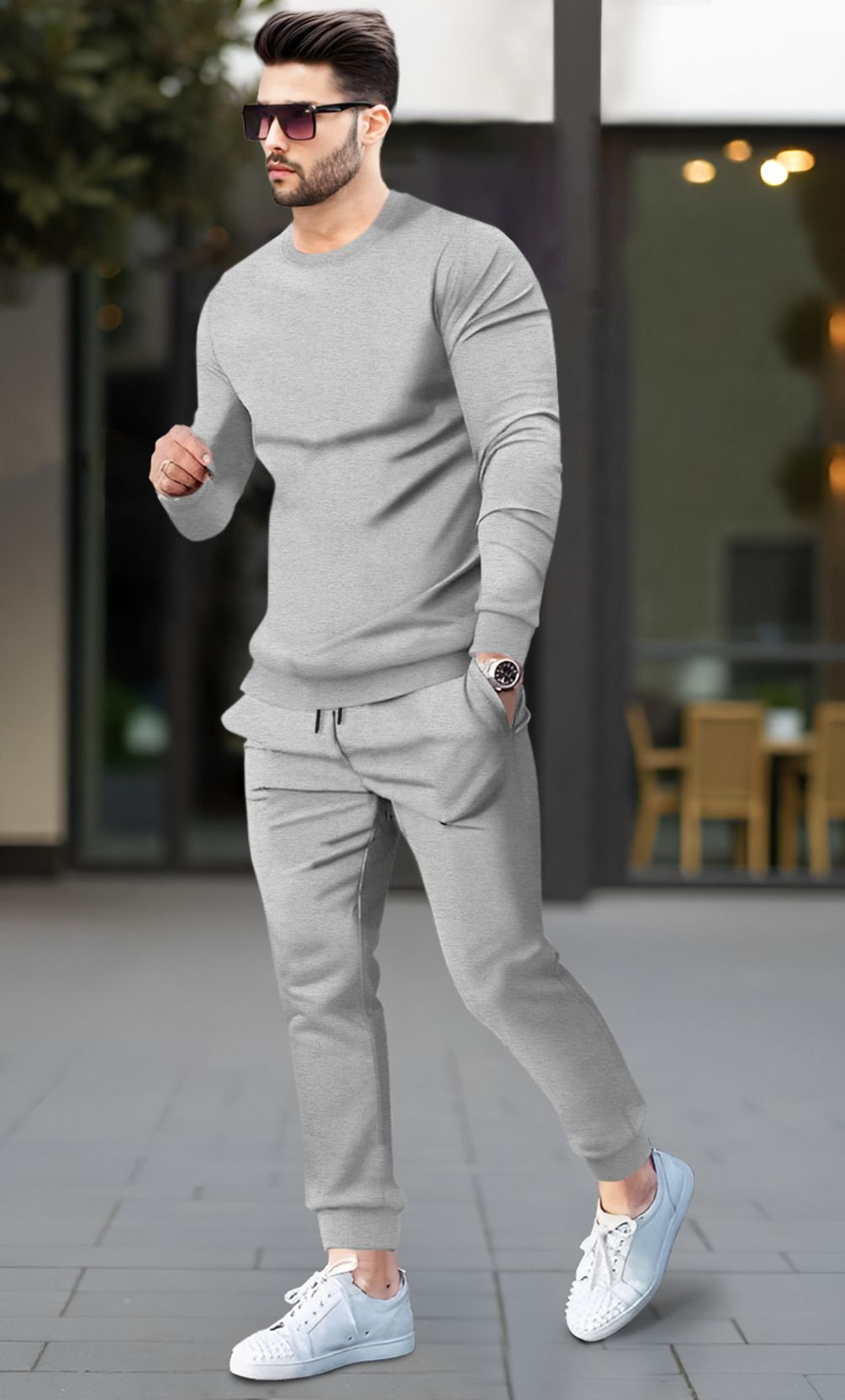 blive Solid Men Track Suit-picture-28