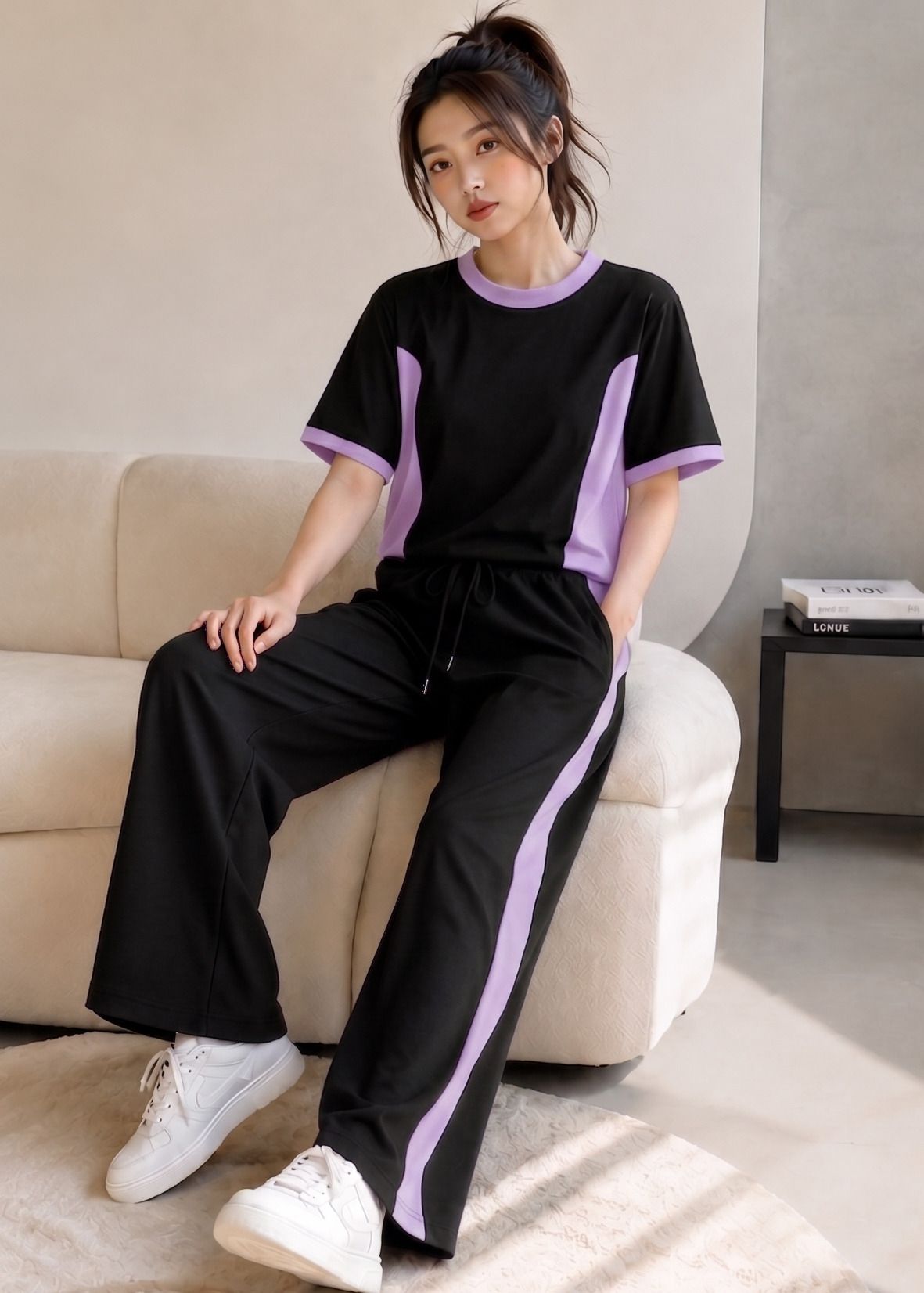 crevestyle Colorblock Women Track Suit-picture-14