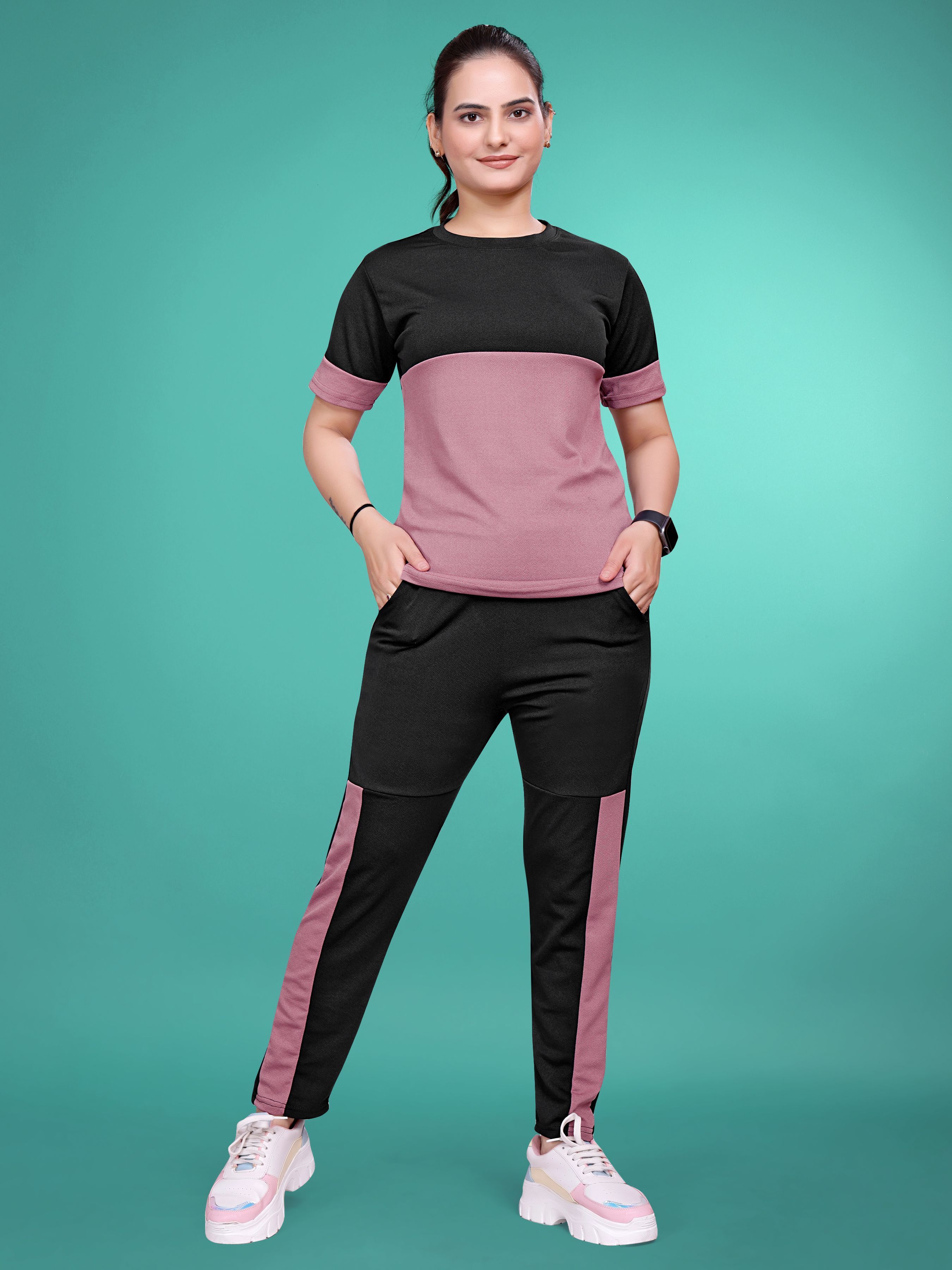 Solid Women Track Suit