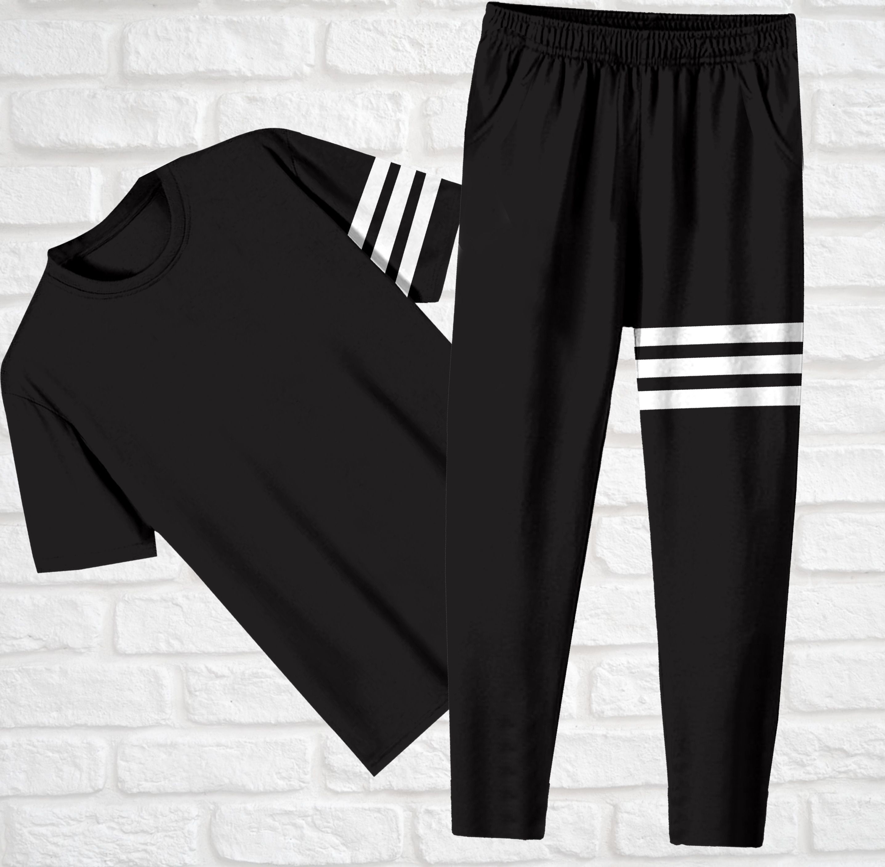 fuback Striped, Solid Men Track Suit-picture-10