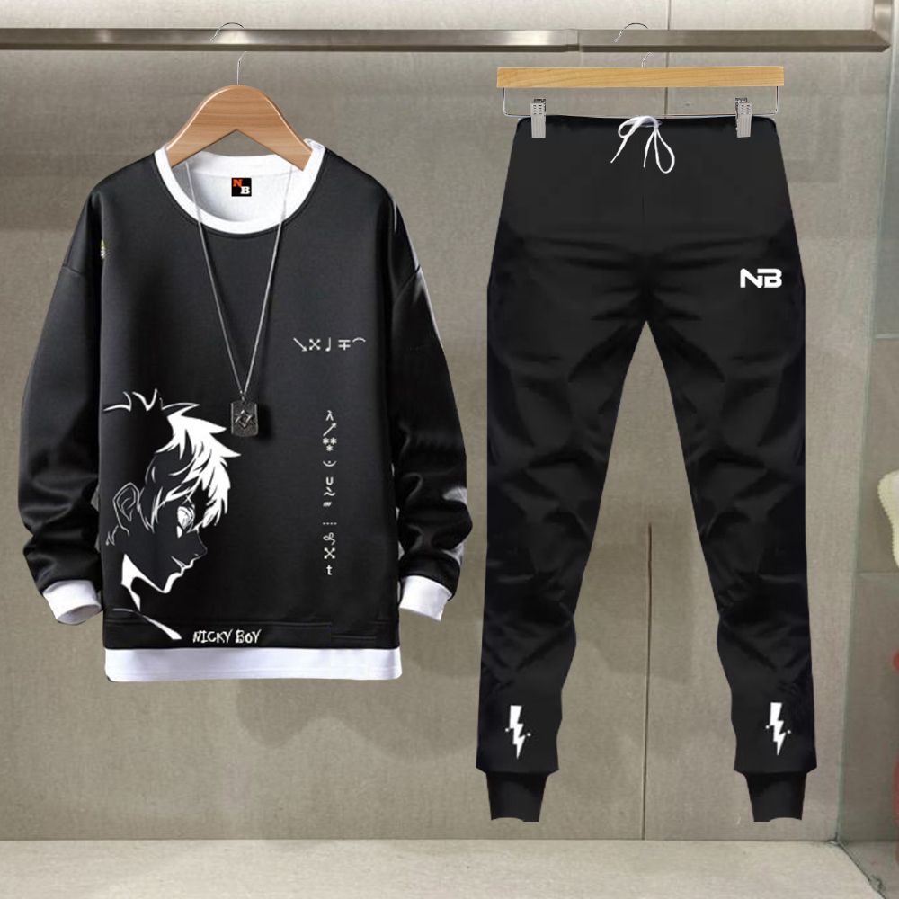 Printed Men Track Suit-image-12