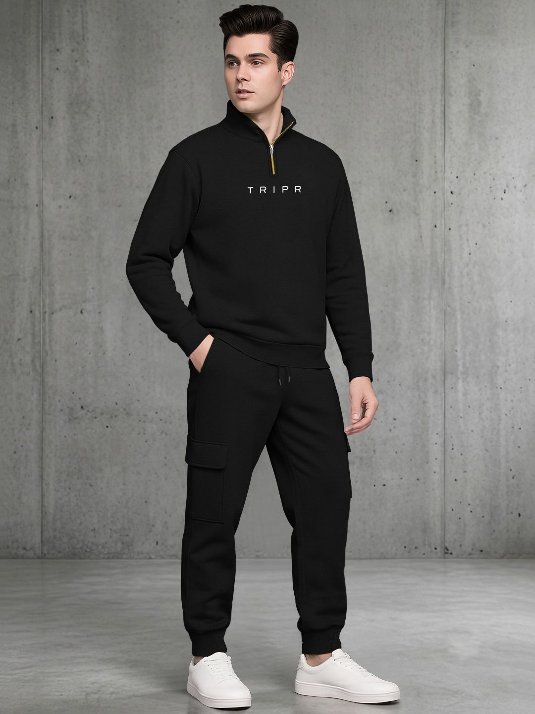 Solid Men Track Suit-image-40
