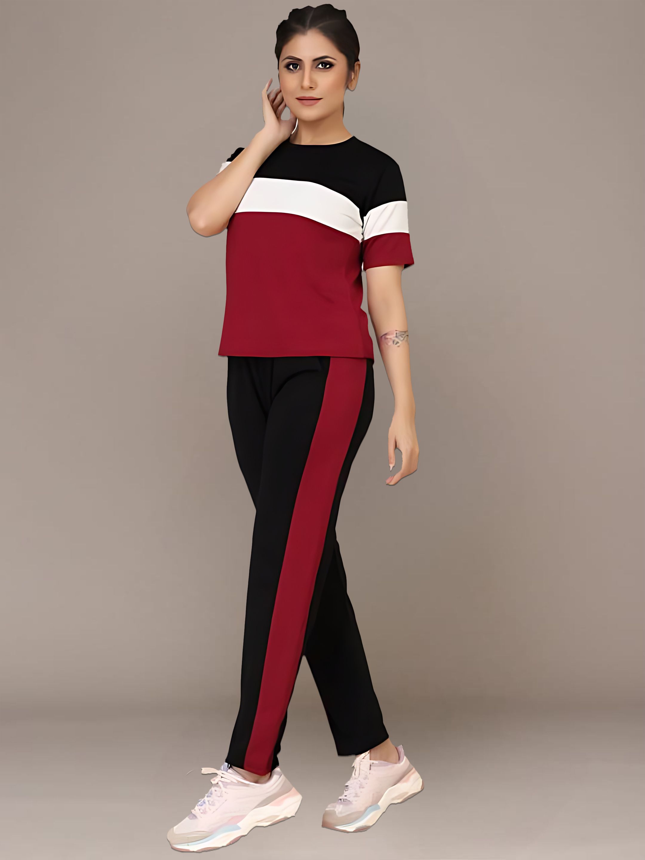 dtr fashion Colorblock Women Track Suit-picture-14