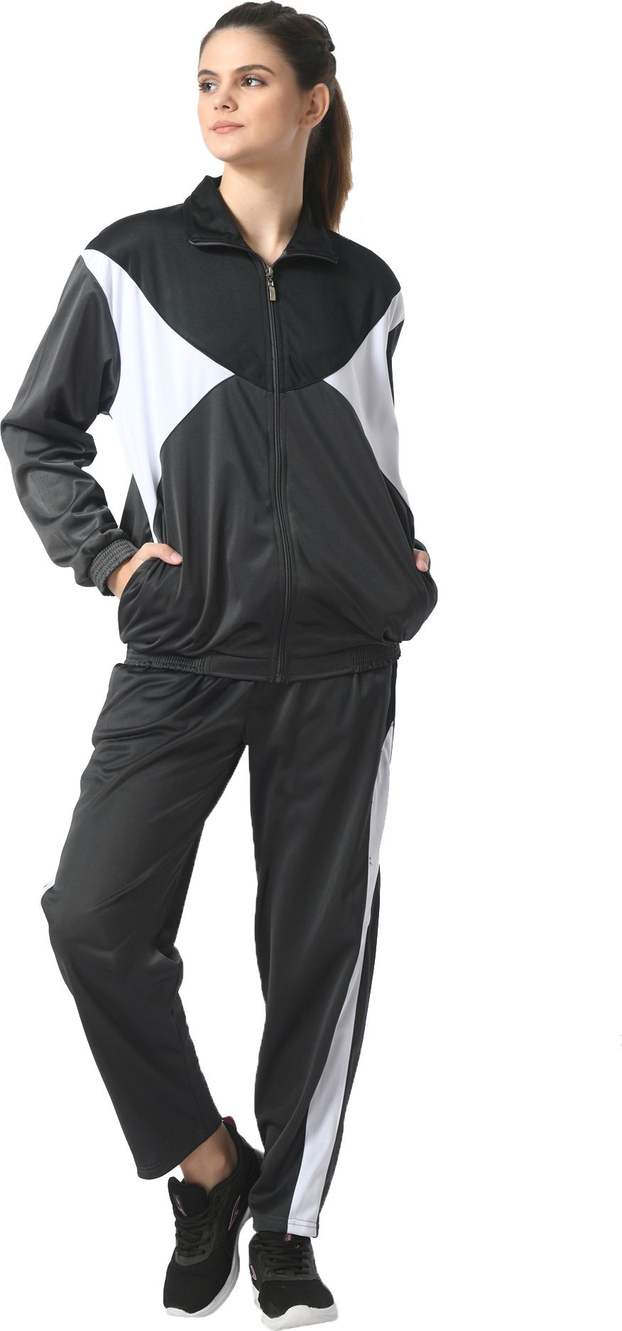 indiweaves Colorblock Women Track Suit-picture-40