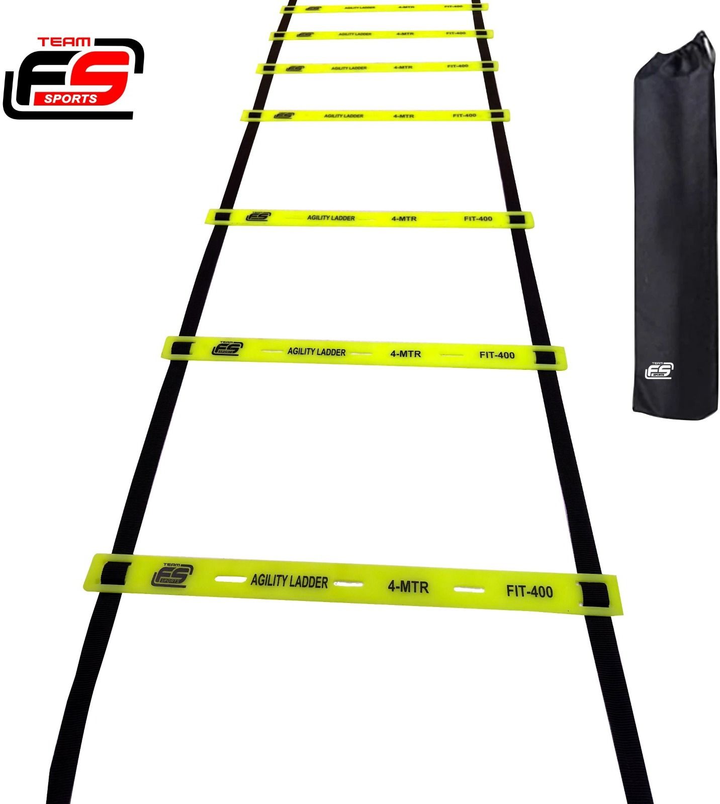 team fs sports Plastic 400 cm Trampoline Ladder-picture-39