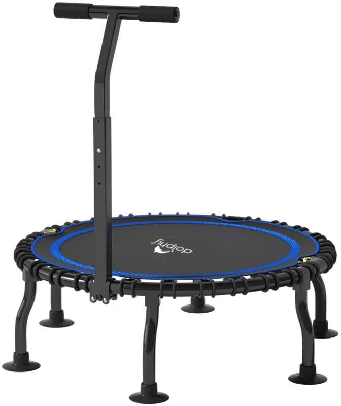 Dolphy 40" Foldable Trampoline with Adjustable handrail-Max Limit 80kg Trampoline-picture-30