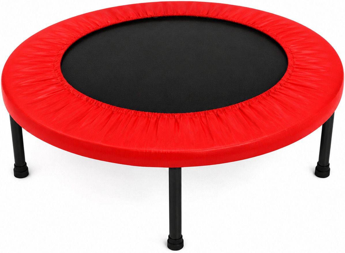 jumping jhula 45 Inch Red Fitness Rebounder Trampoline for Kids & Adults Trampoline-picture-23