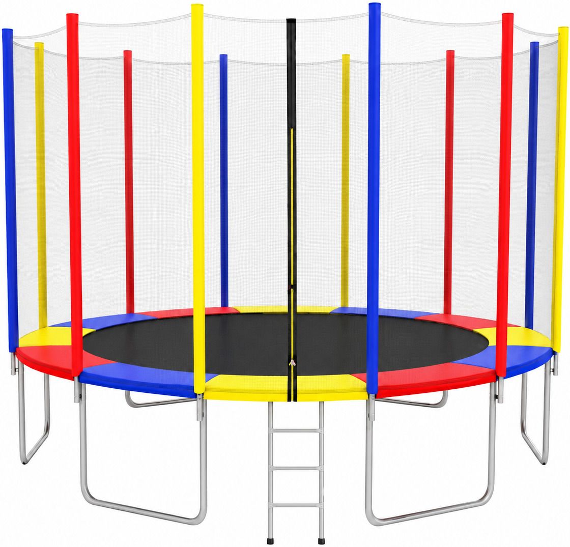 jumping jhula 16FT Trampoline with Safety Net, Ladder & Heavy Duty Frame Trampoline-picture-20