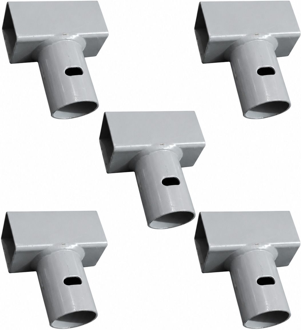 jumping jhula 5 PCS Trampoline T Joint Connector Heavy Duty Steel Frame Replacement Trampoline-picture-18