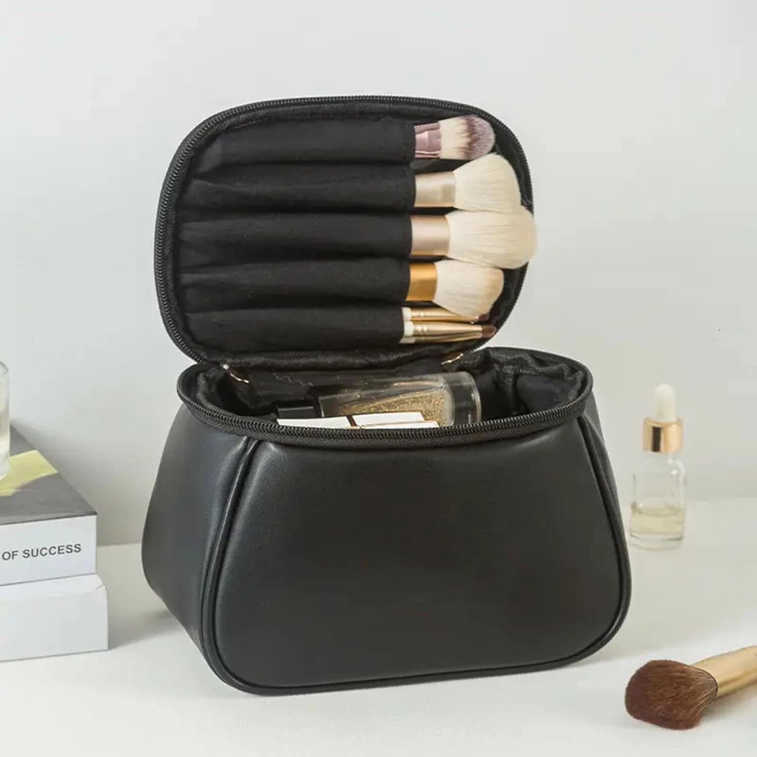 Girls Black Cosmetic Bag-image-17