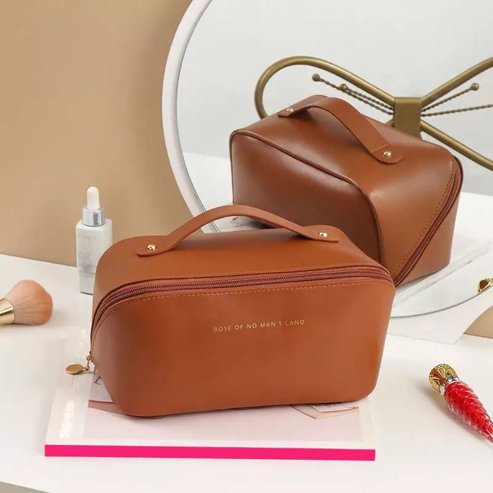 trendegic Women Brown Cosmetic Bag-picture-8