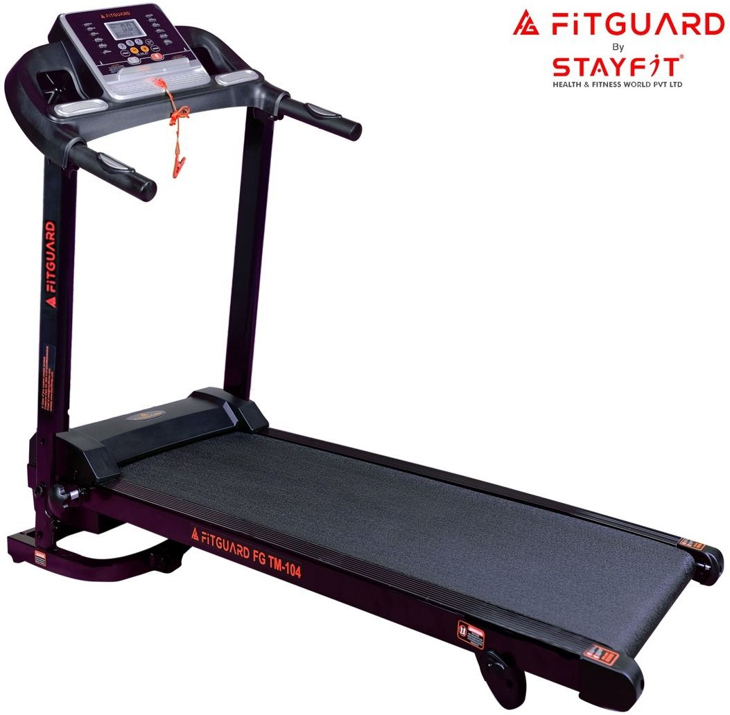 By STAYFIT Motorized Treadmill 3HP Peak 14 KM/H Speed 100Kg Capacity App Support Treadmill
