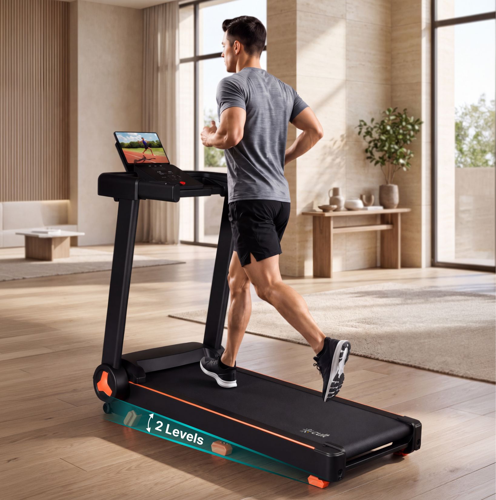 fitkit by Cult PowerRunPlus 120kg Weight Capacity & 5 HP BLDC Motor Home Gym Equipment Treadmill-picture-20