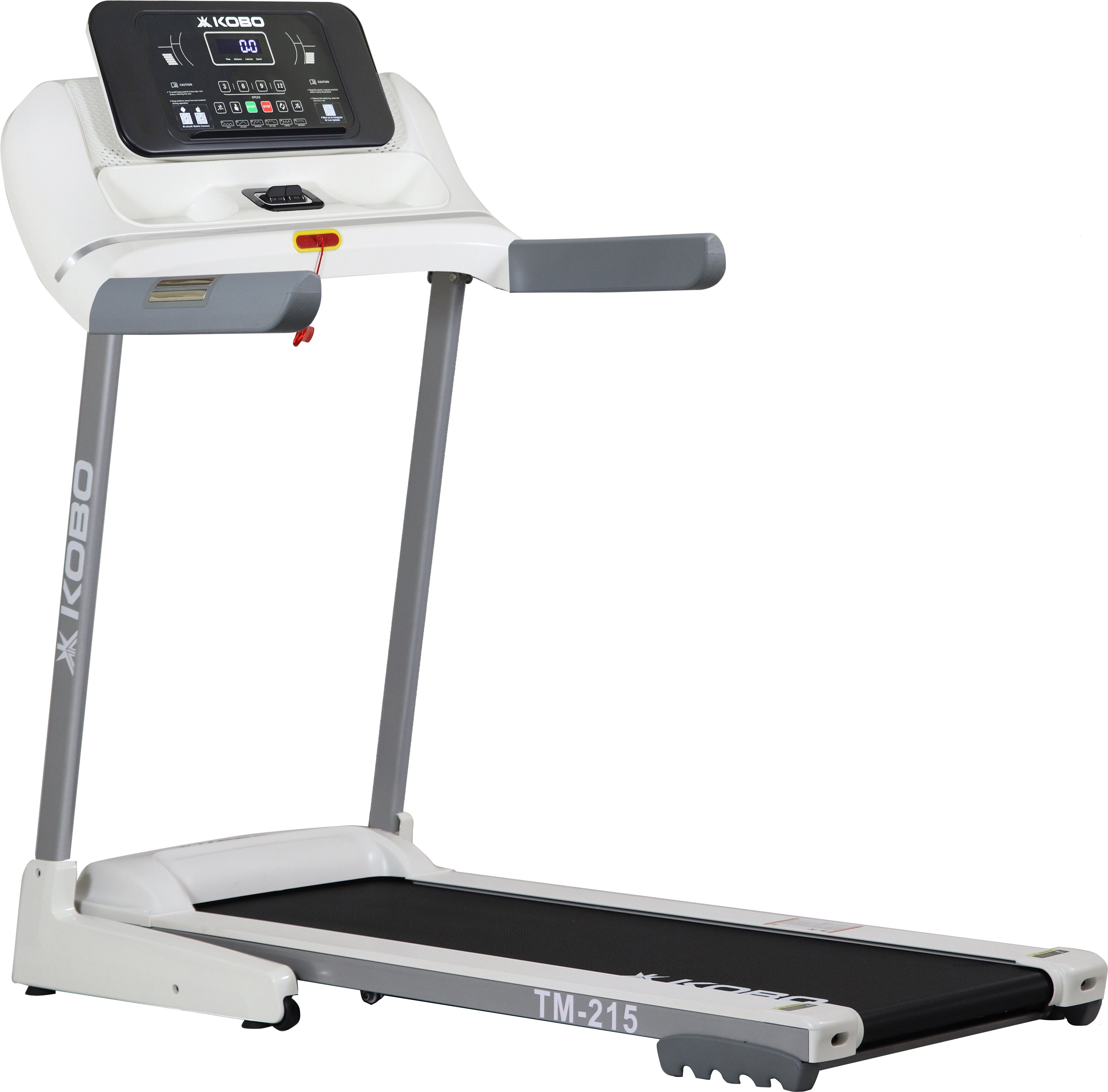 TM-215 Fitness 2.5 HP - 5 HP Peak DC Motor for Home Use with Bluetooth (WHITE) Treadmill-image-6