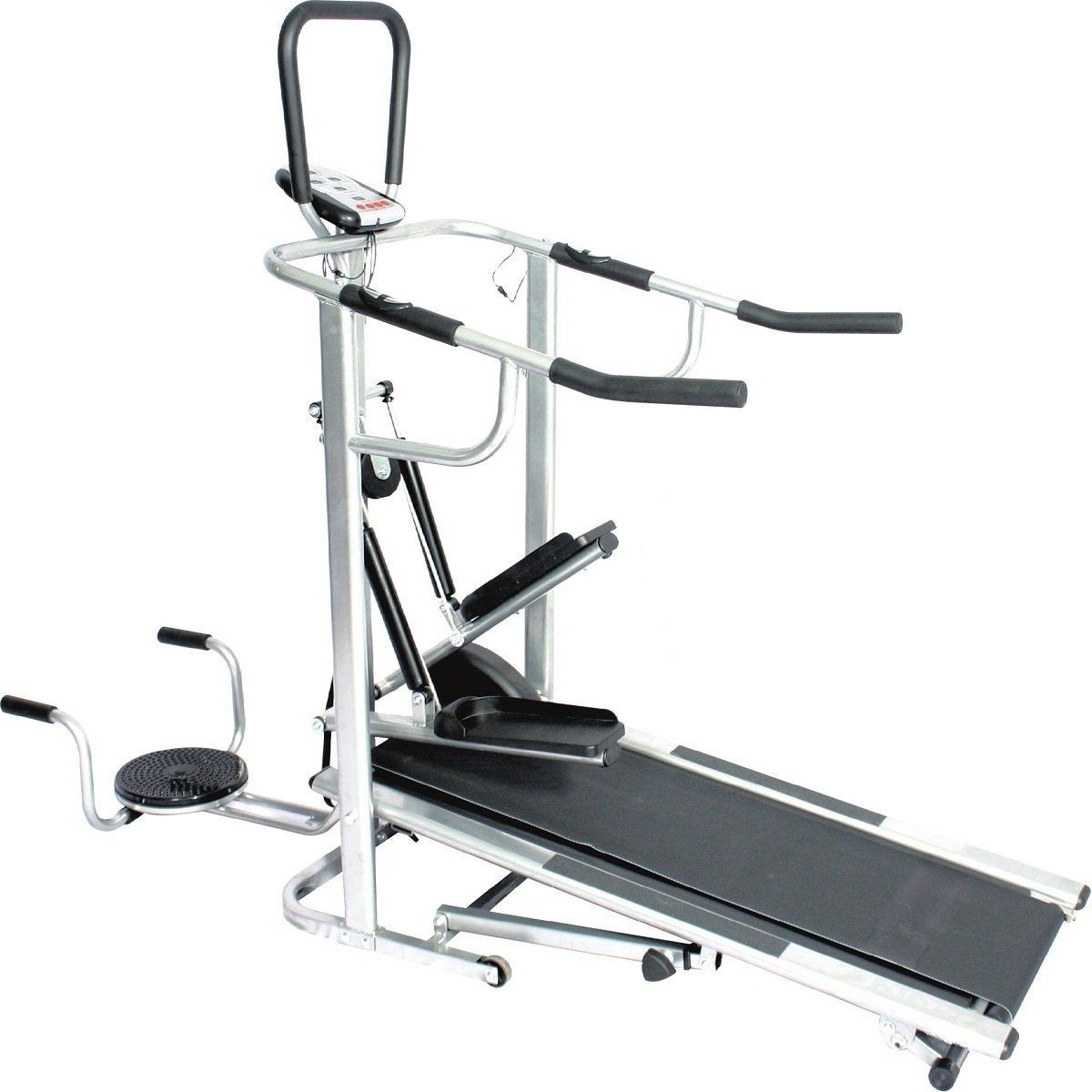 cardio world 4 in 1 Manual Treadmill, Easy to foldable, User Weight - 110 kg Treadmill-picture-32