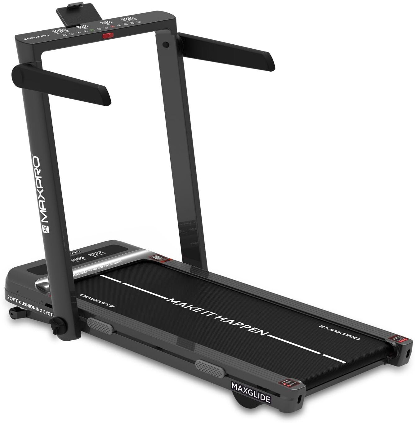 Glide 4.5HP Peak Motor Treadmill, 12 Level Auto Incline Dual Display walking pad Treadmill-image-28