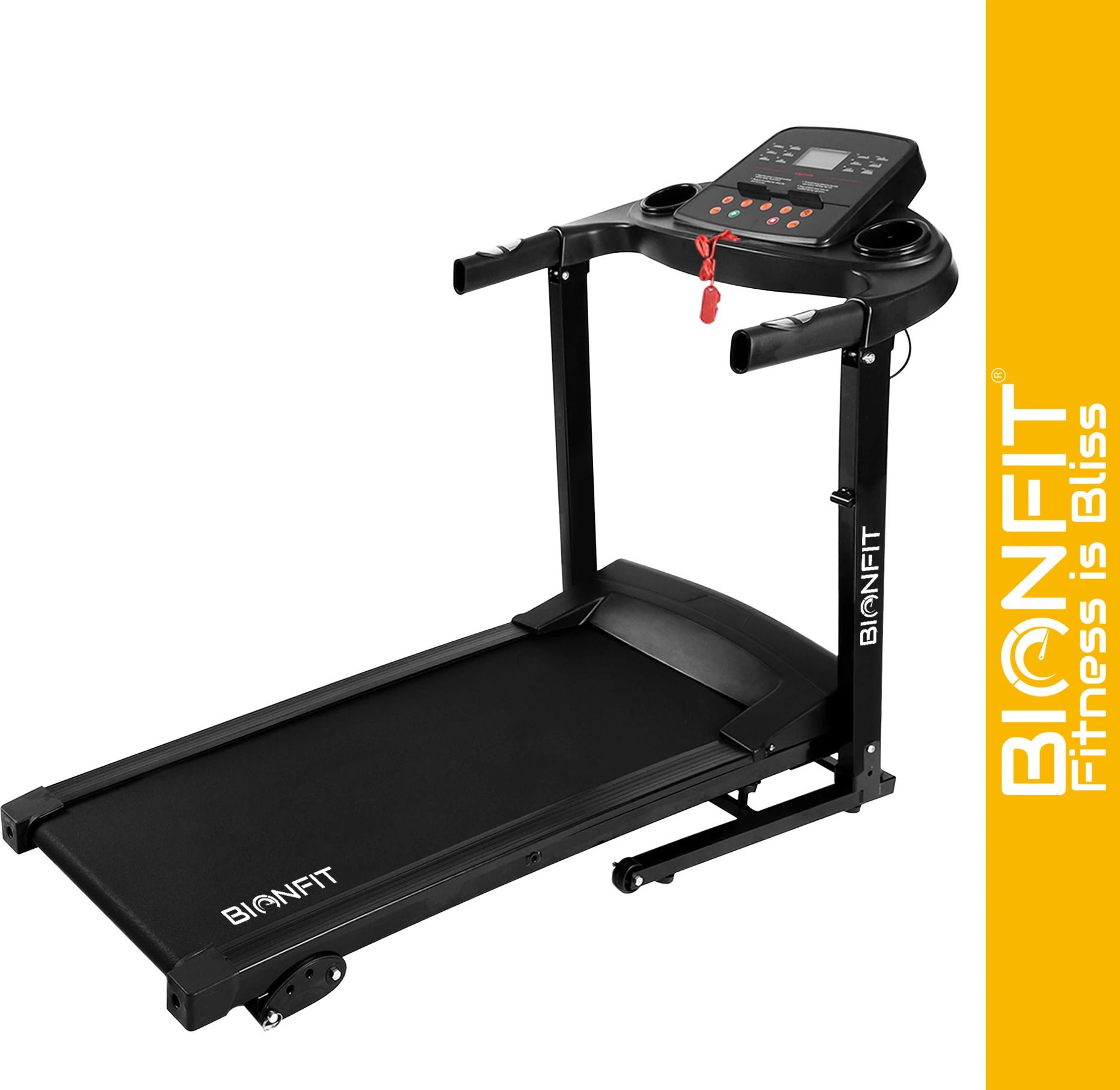 bionfit Cardio Flex 4HP Peak, Pulse Sensor, Max Weight 100kg, Foldable, Manual Inclined Treadmill-picture-20