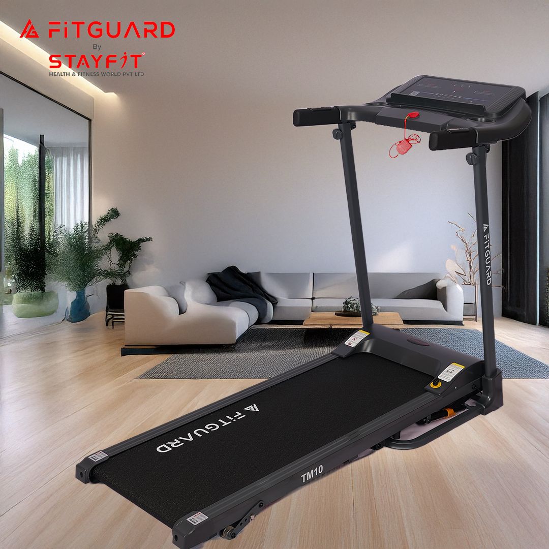 Treadmill By STAYFIT 3HP Peak High-Speed 12KM/Hr Auto Lubrication & App Features Treadmill-image-45