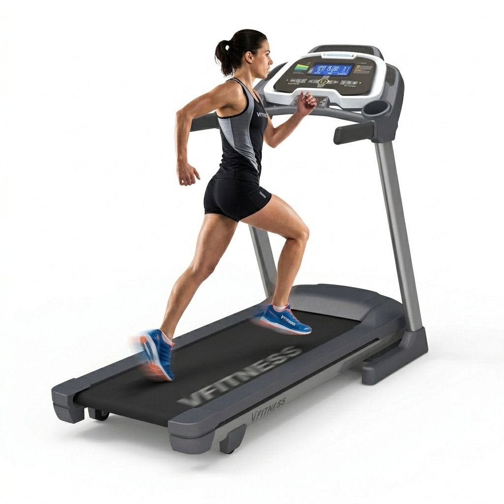 y bodyline Electric Motorised Running Machine, LCD Display Console Treadmill-picture-19