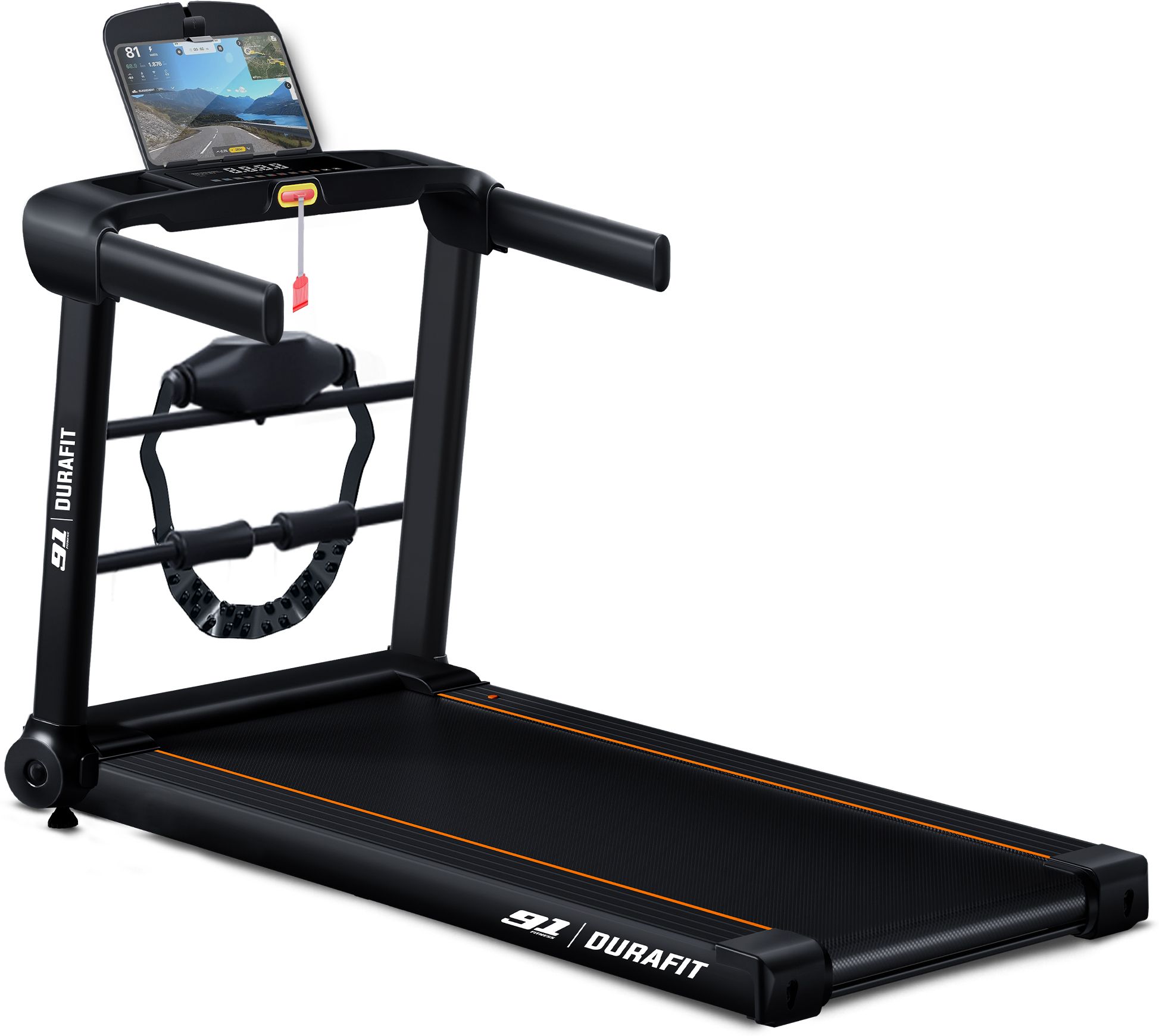 Ace Pro Multifunction 4.5HP Peak BLDC | 16km Speed | 20-Auto Incline | Black Treadmill