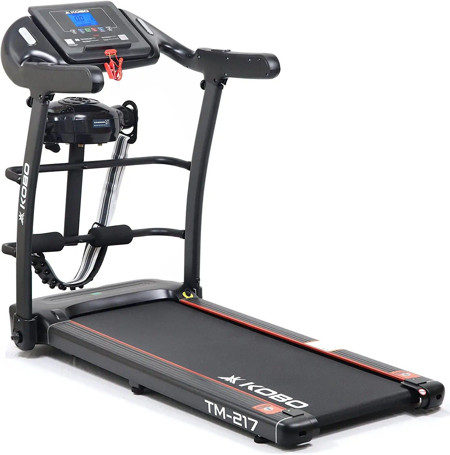 TM-217 Fitness 2 HP DC Motor with Bluetooth APP and Multi function Massager Treadmill-image-23