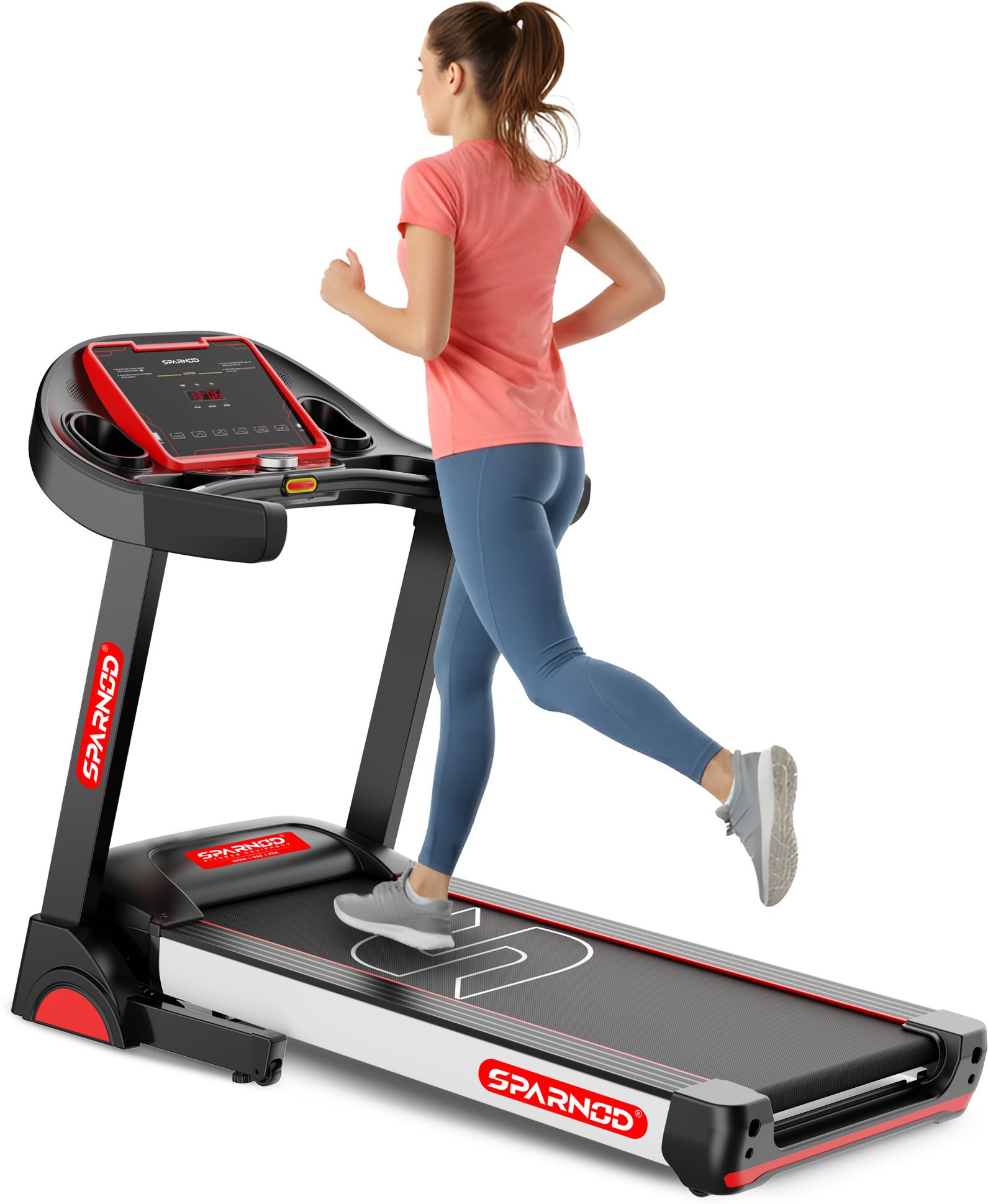 STH-4300, 5HP Motor, 1–14 km/h Speed, 15% Auto Incline, 12 Program, Foldable Treadmill-image-34