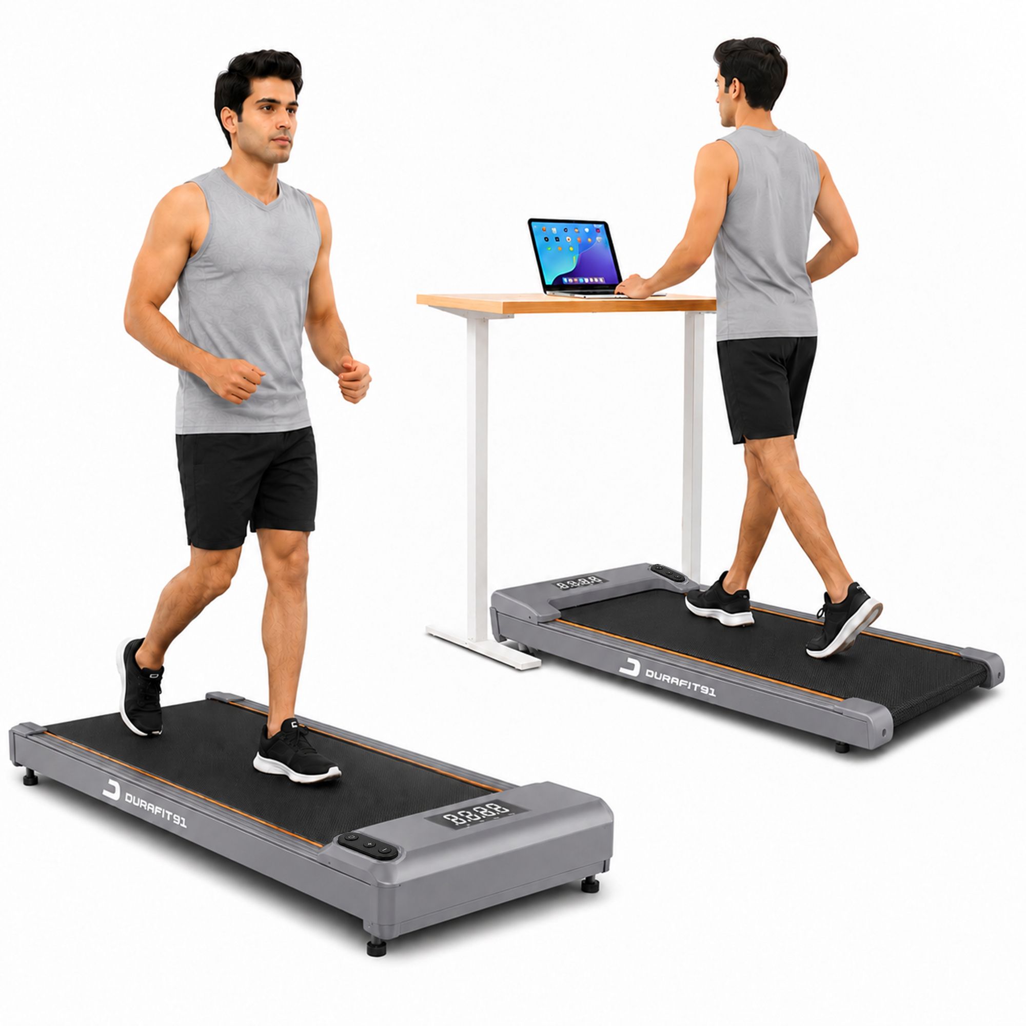 Compact Lite Walkpad 120Kg Max Weight, 3HP Peak BLDC 10km/h Speed Remote Control Treadmill-image-41