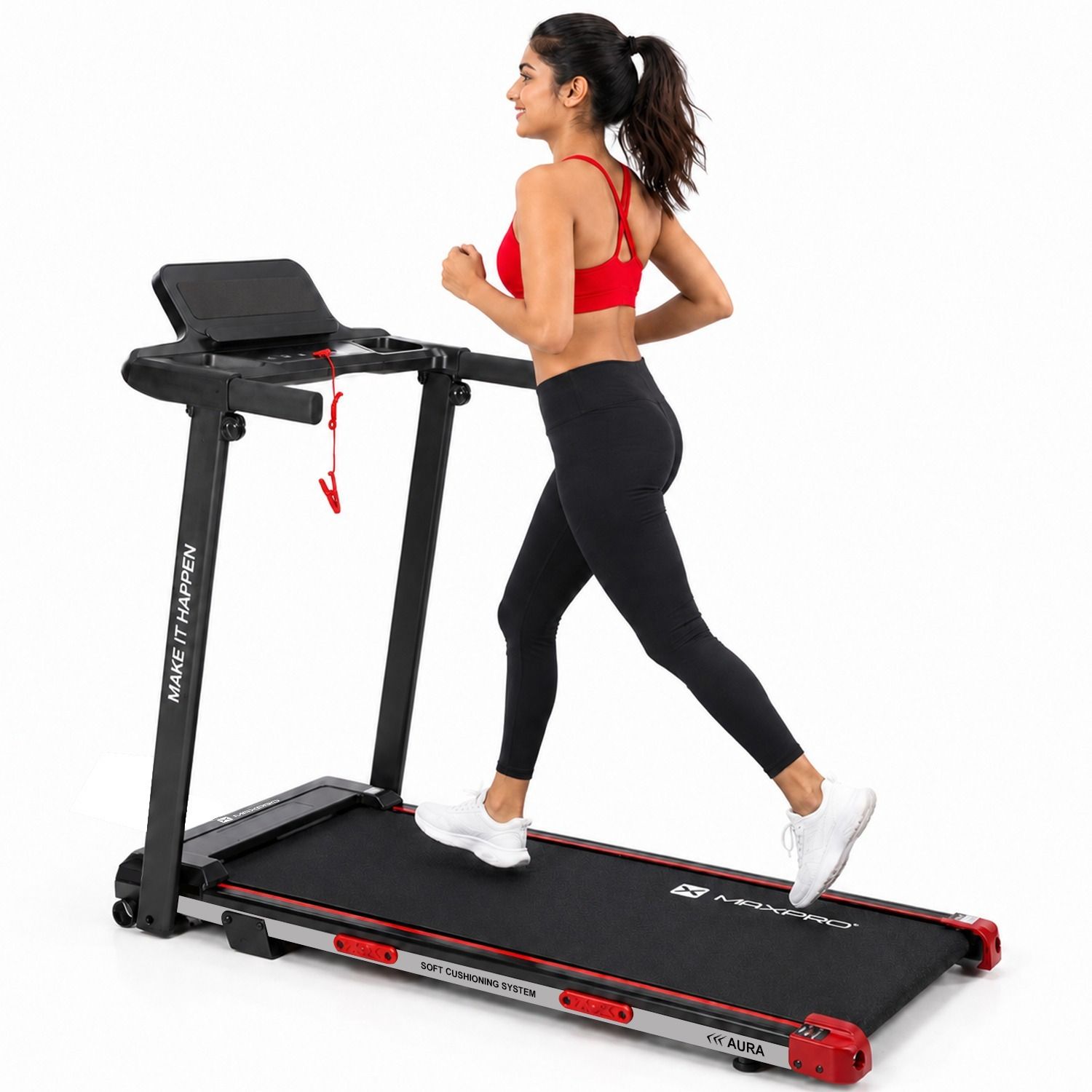 maxpro PTM1200 4HP BLDC Motor, 12km/Hr Speed, Max. User Wt.110Kg, Manual Incline Home Treadmill-picture-18