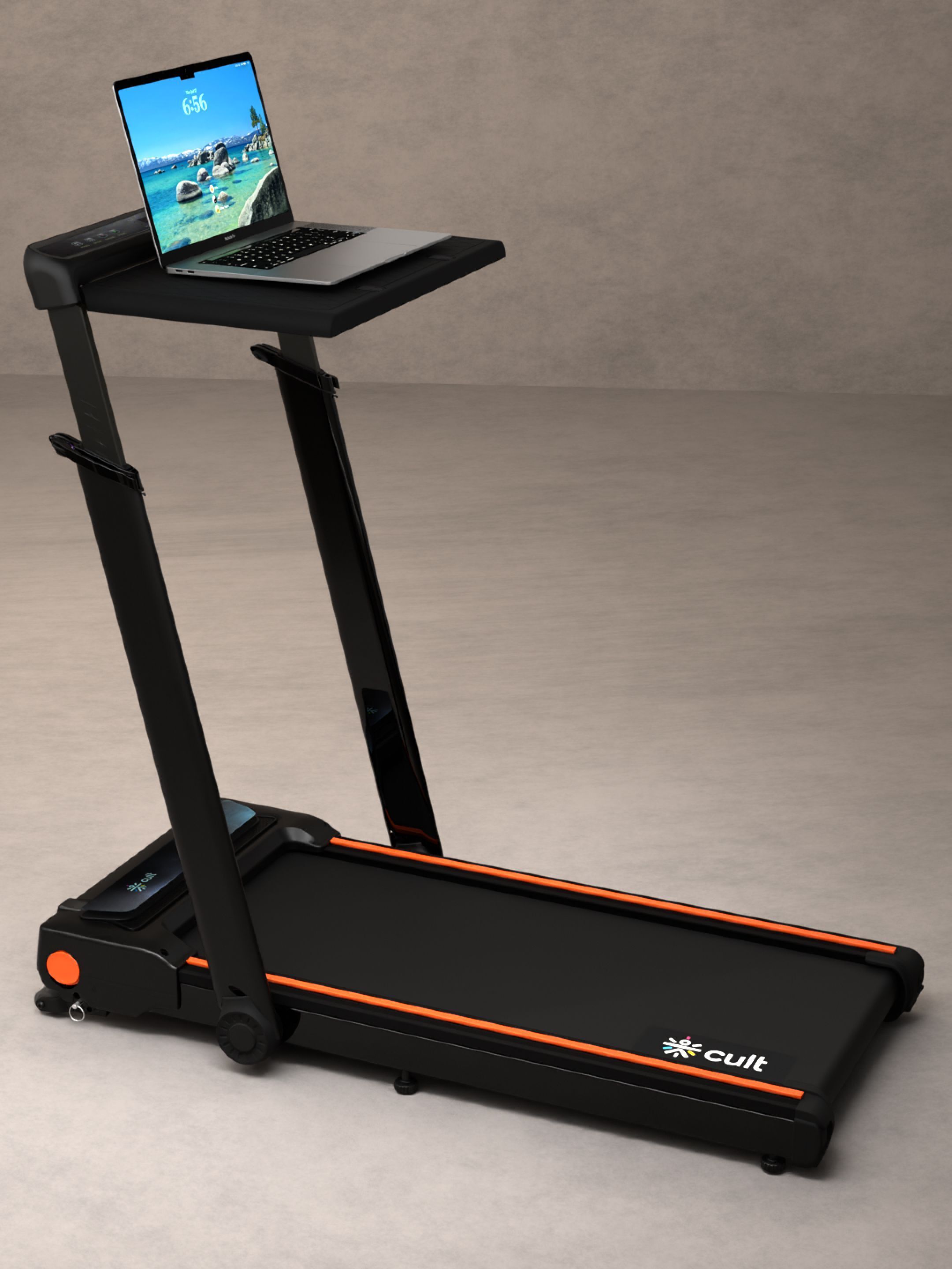 cult Treadmill with Desk 5.5HP Peak 120Kg Weight Adjustable & Detachable Desk HomeUse Treadmill-picture-16
