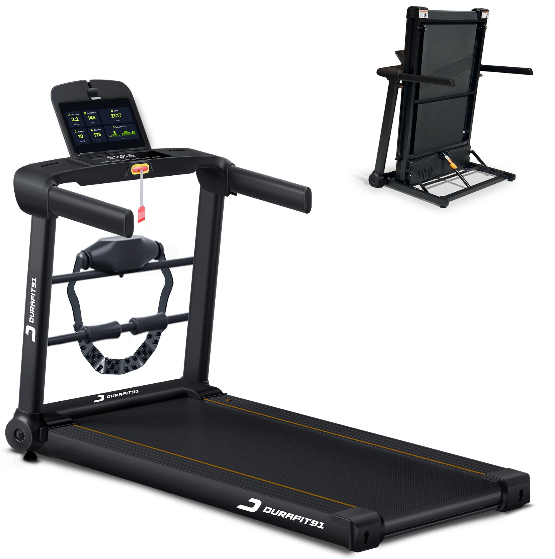 Racer Multifunction 5 HP Peak BLDC | 120 Kg User Weight| 16 Km/Hr Max Speed Treadmill-image-16