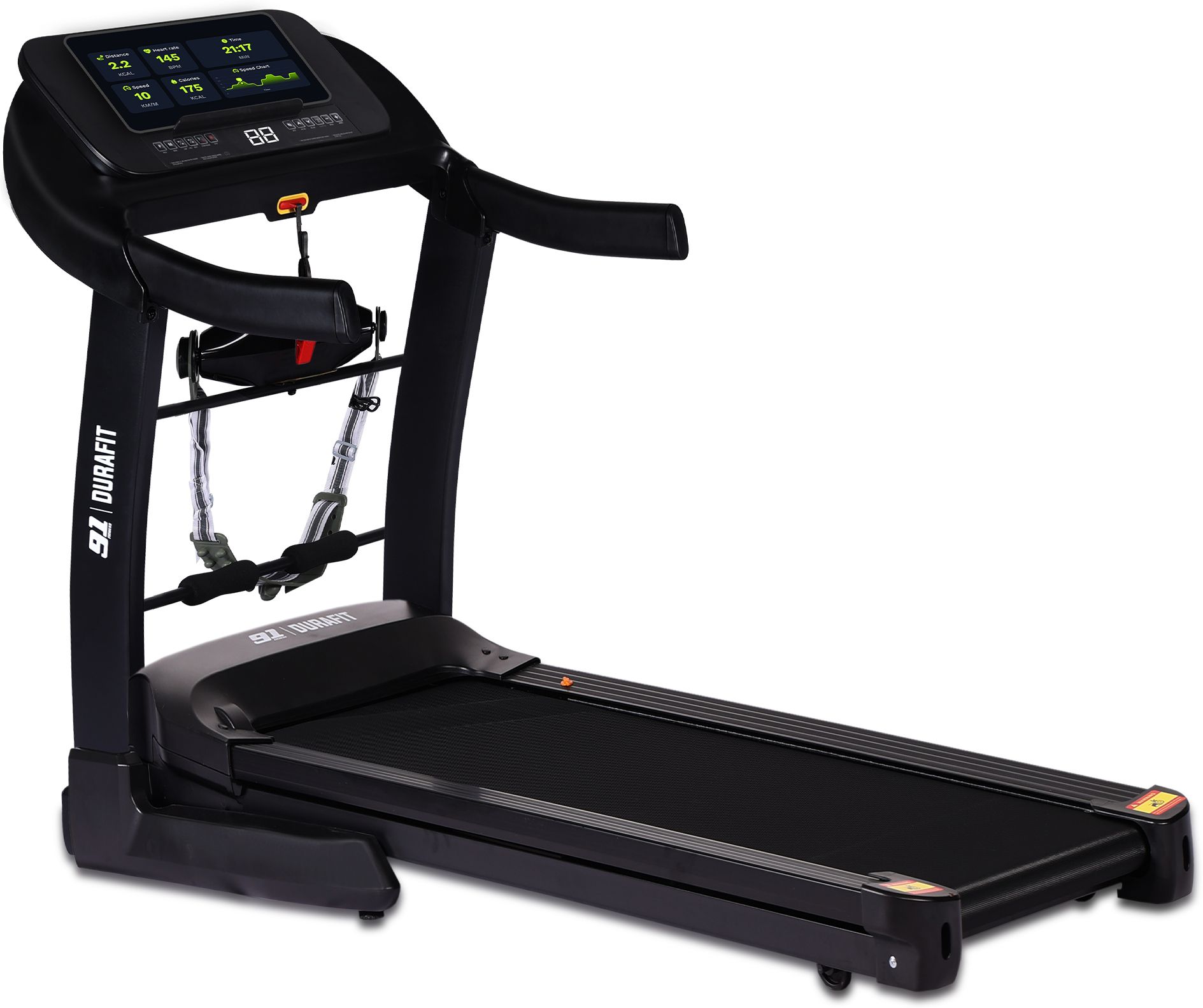 Vigor Multifunction 6HP Peak BLDC 150Kg:MaxWeight, 18km Speed, Foldable HomeUse Treadmill-image-44