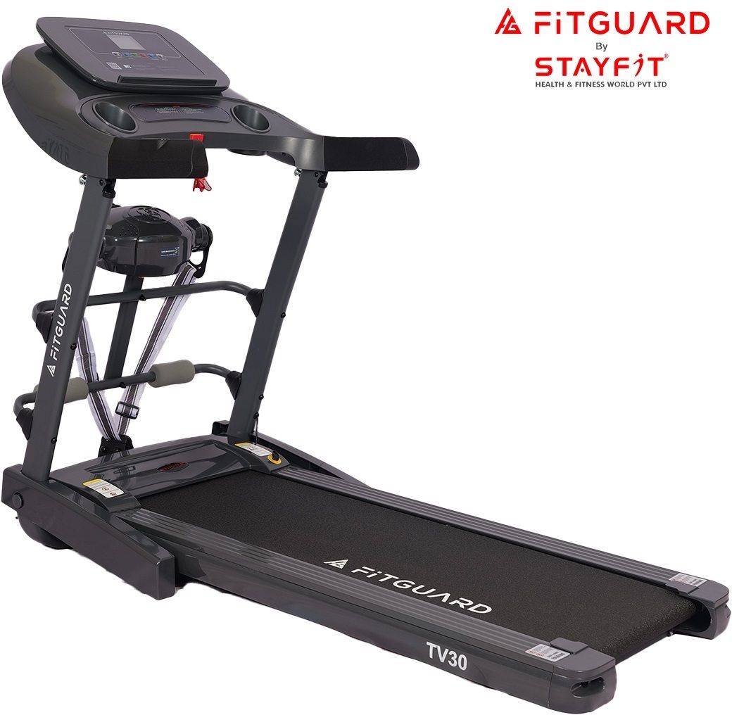Treadmill By STAYFIT 4HP Peak Multi-Function Easy Lubrication 4" LCD Panel MP3 Treadmill-image-9