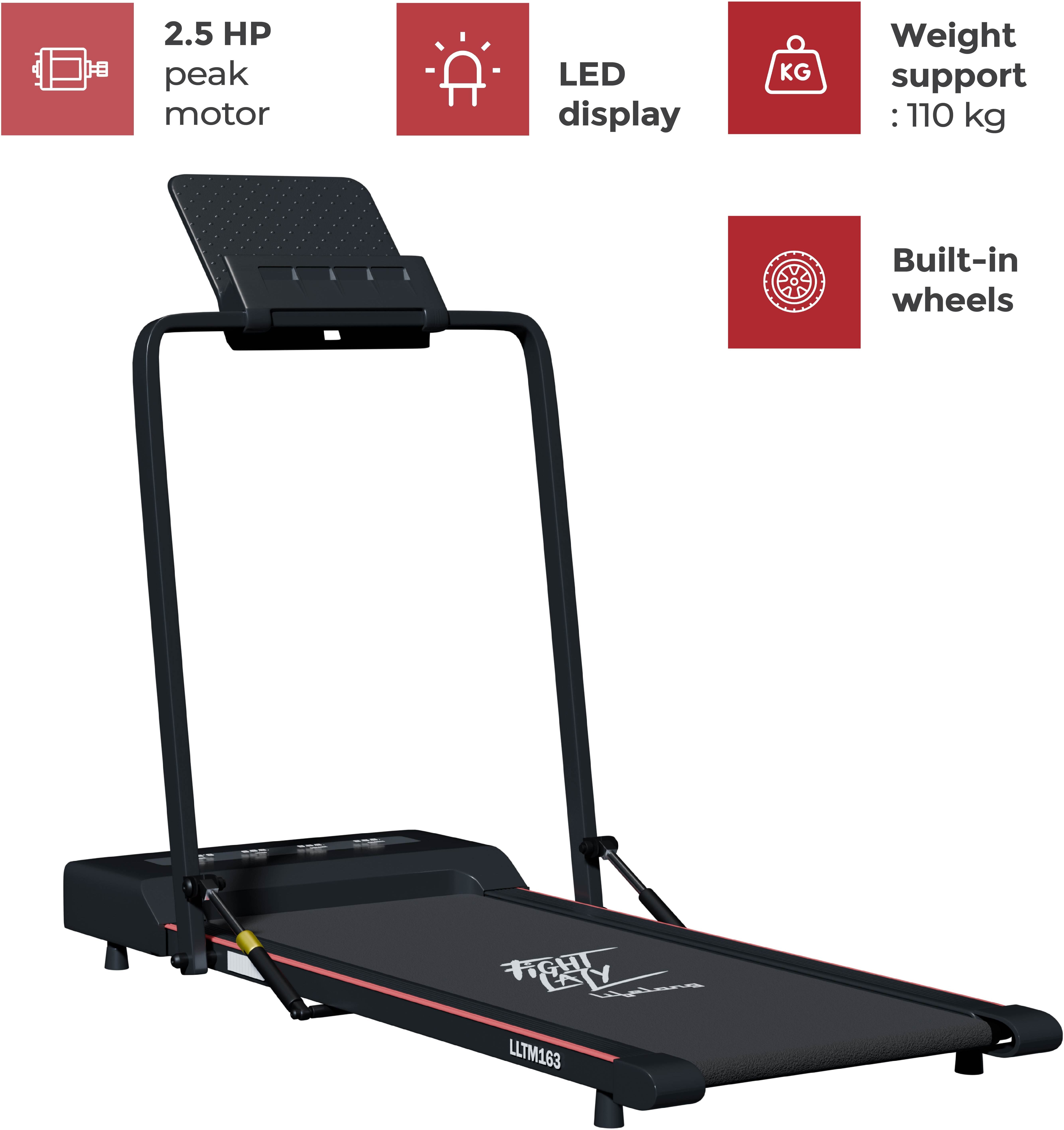 FitPro LLTM163 Motorized for Home (2.5 HP Peak) Treadmill