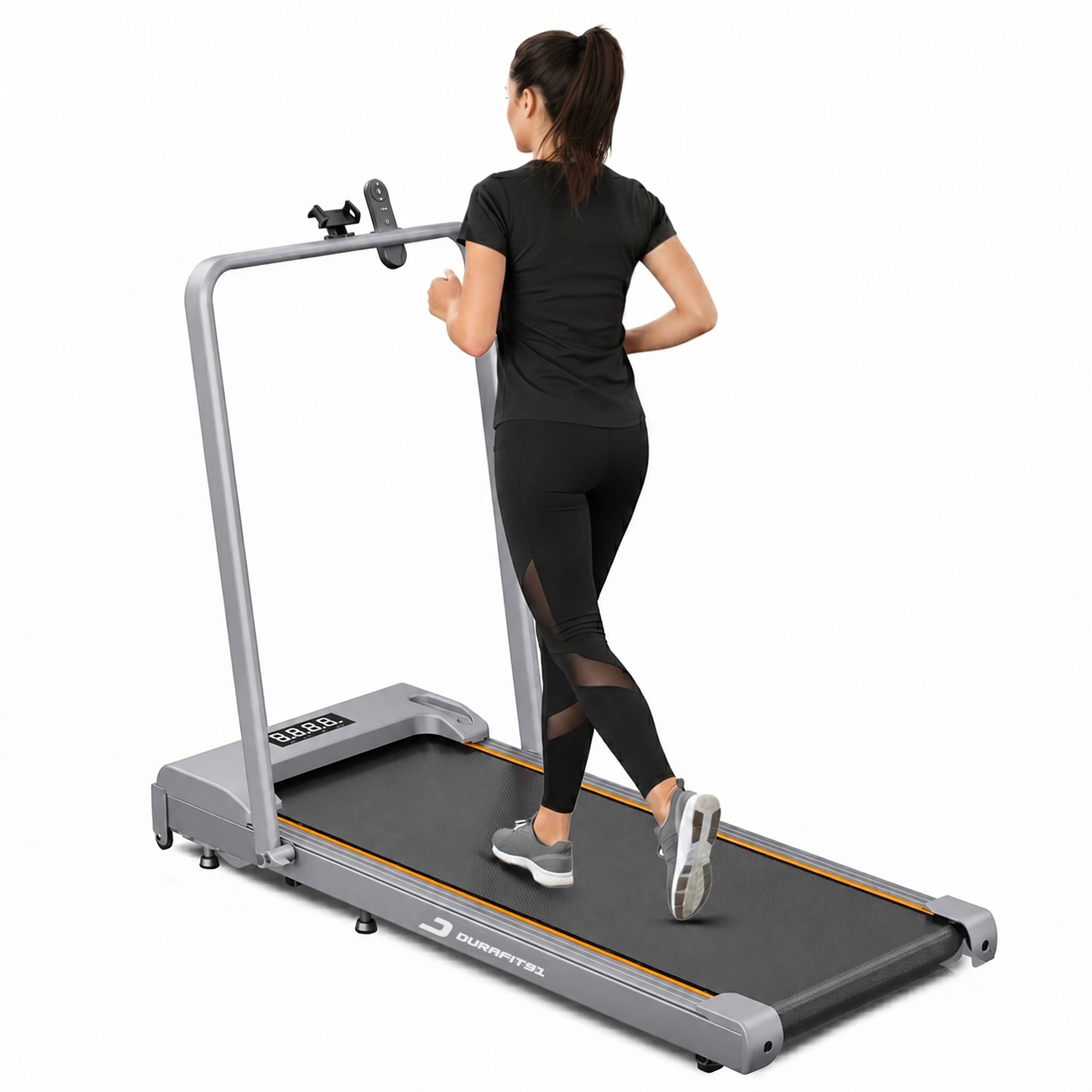 durafit91 Dash Walkpad 2.5HP Peak BLDC 100Kg User Weight 8km/h Speed with Remote Control Treadmill-picture-21