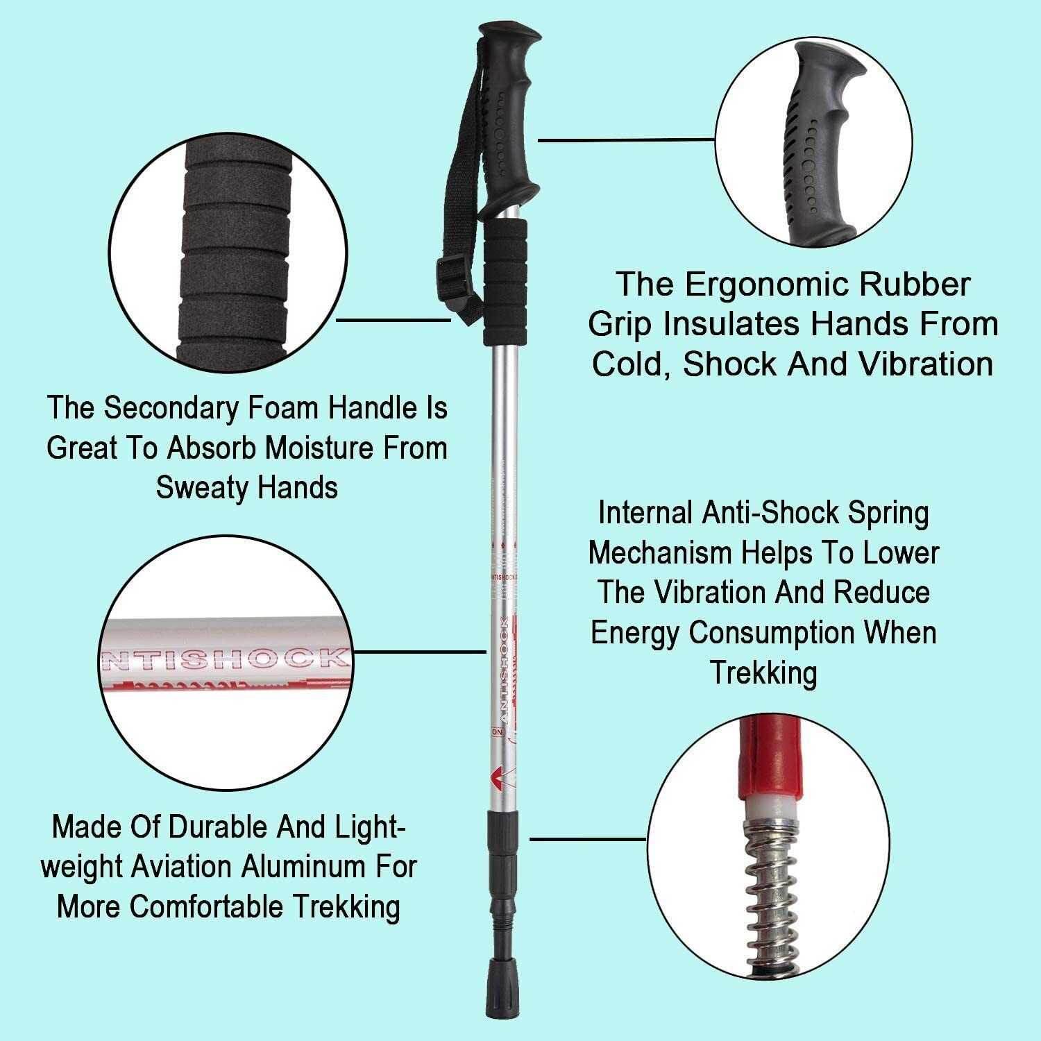 3 Section Trekking Pole