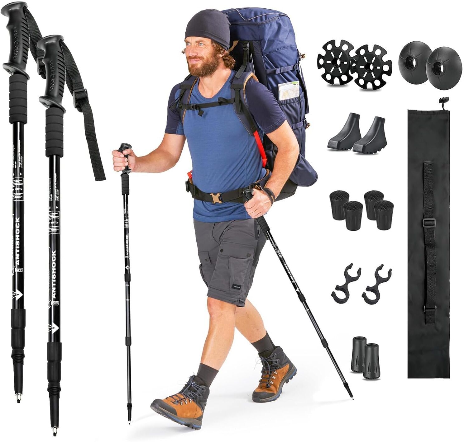 6 Section Trekking Pole