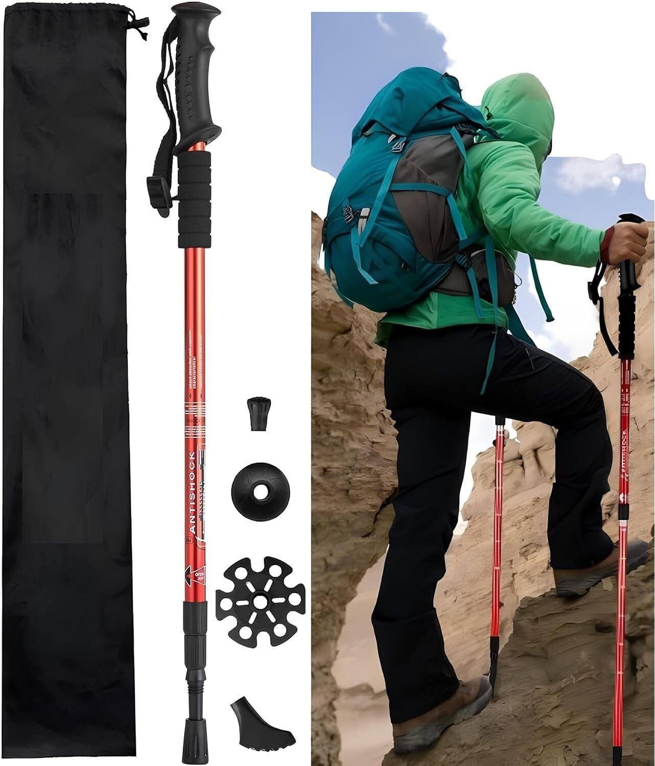 3 Section Trekking Pole