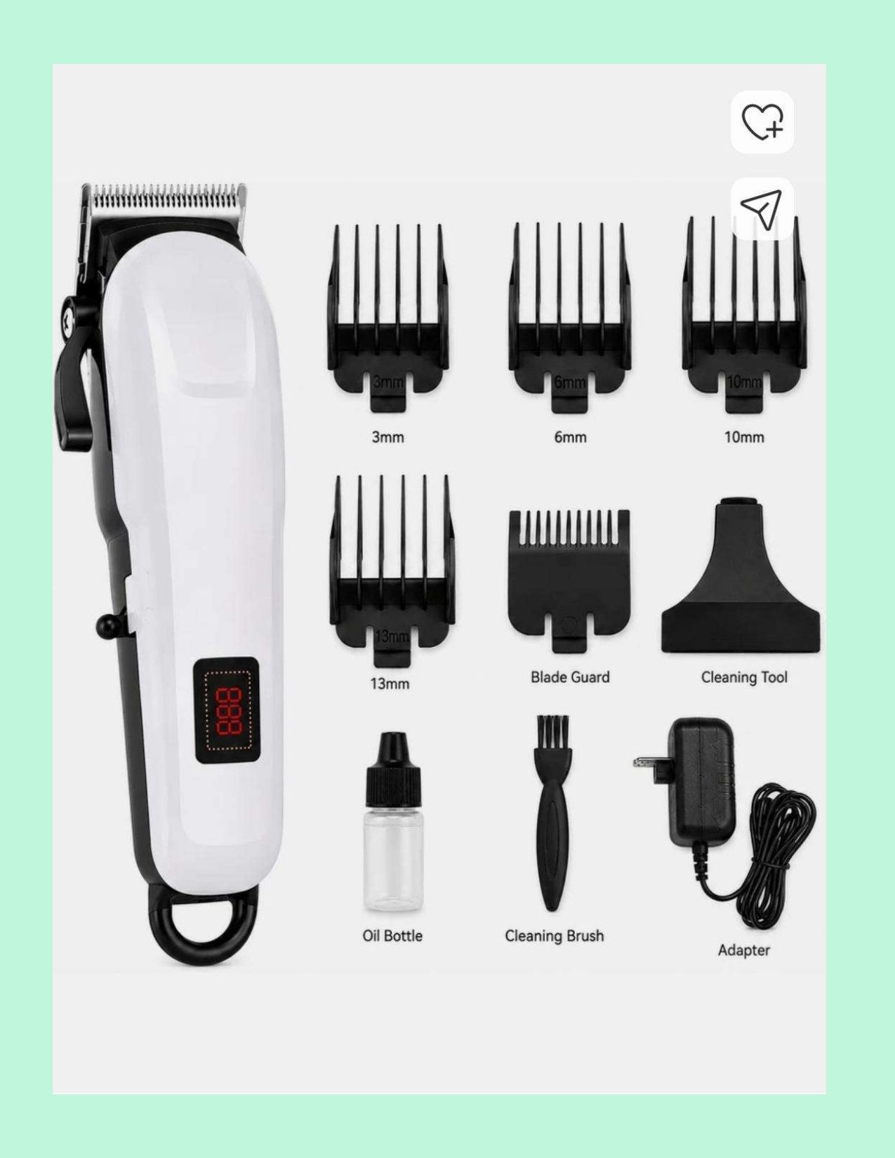 Bydye W_Trimmer#273 Fully Waterproof Grooming Kit 190 min Runtime 4 Length Settings-image-28