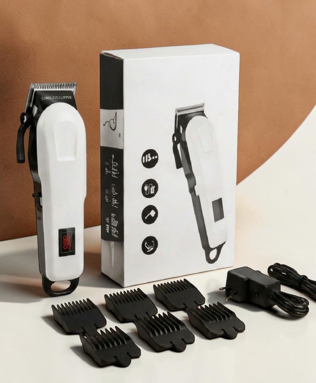 Ziddjeet X382 Beard Trimmer for Men Rechargeable Hair Clipper Cordless USB Charging Fully Waterproof Trimmer 240 min Runtime 4 Length Settings-image-43