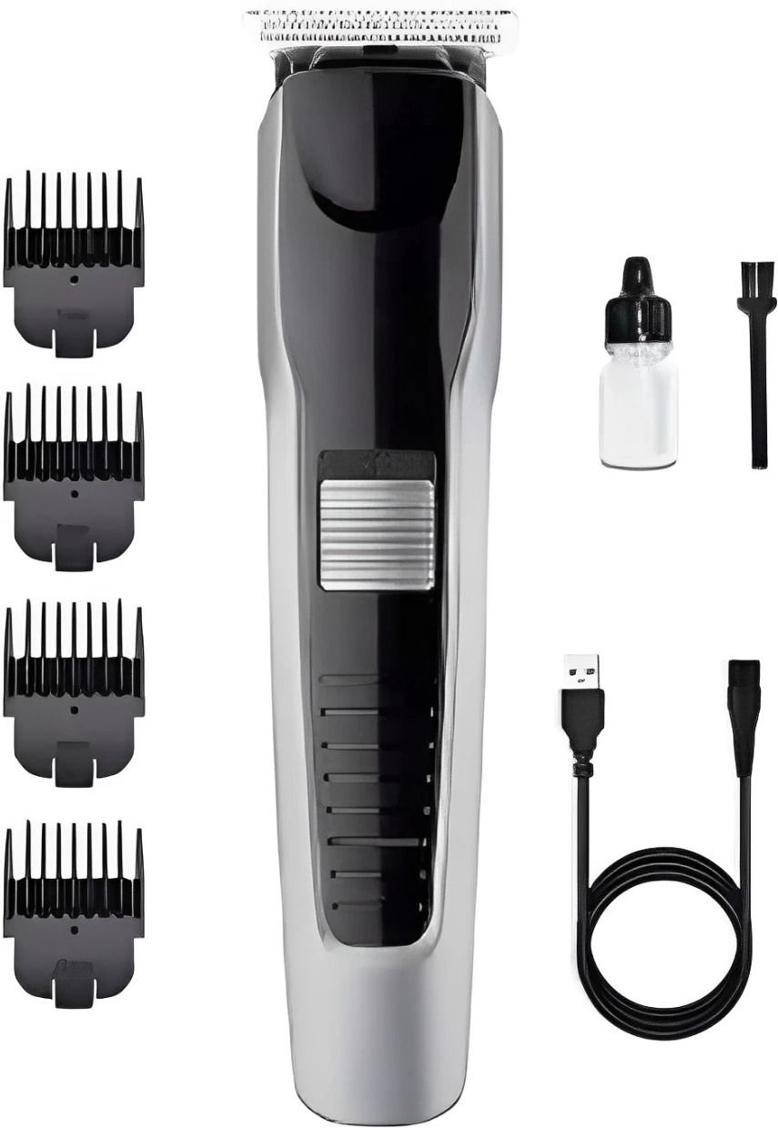 KEDARI PN-AT-538-GREY- Rechargeable Battery Sharp Blade Fully Waterproof Trimmer 60 min Runtime 4 Length Settings-image-4