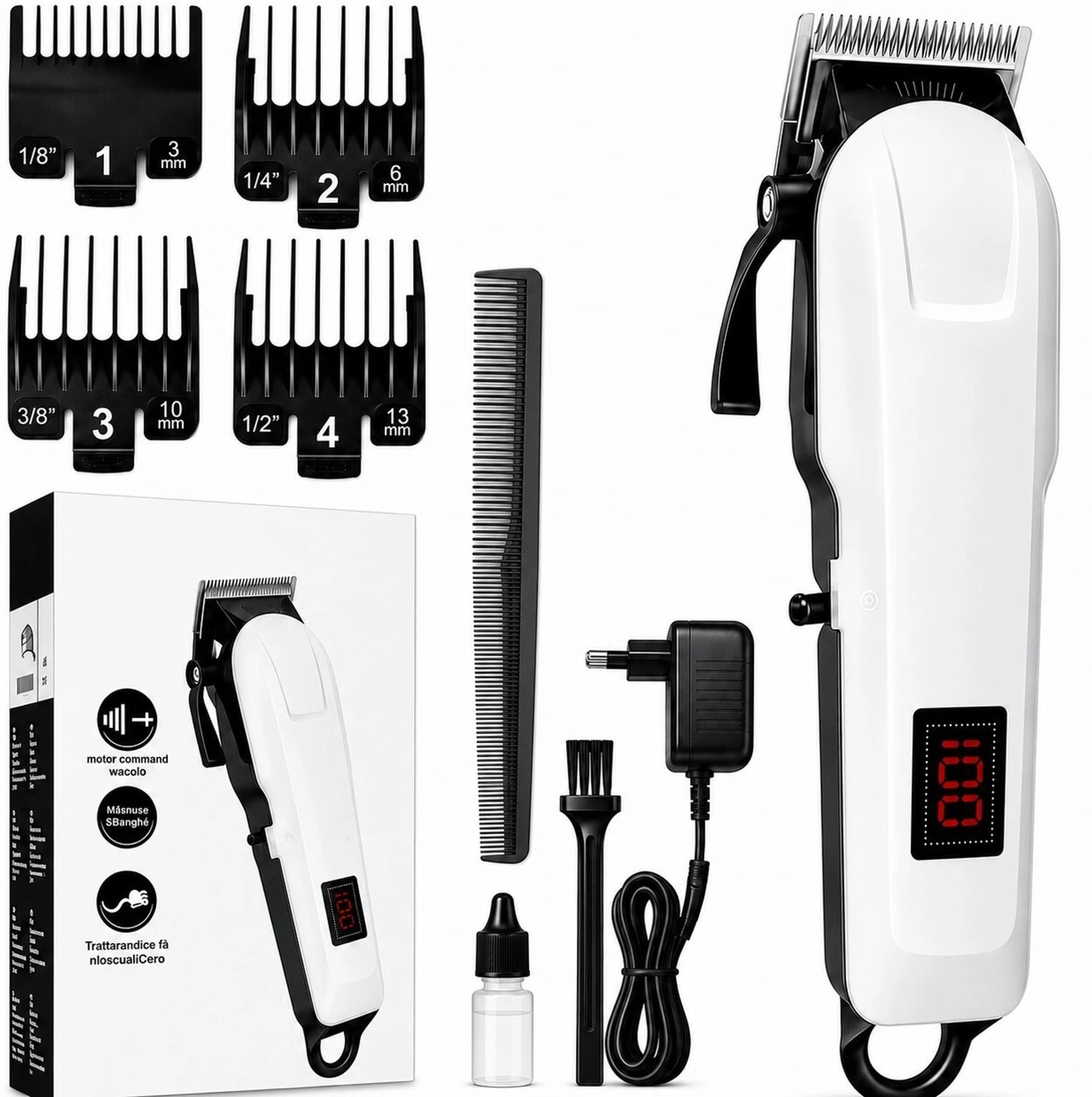 Zeno volt Stainless steel blade hair shaving tool for Salon Combo Trimmer 240 min Runtime Shaver For Men, Women-image-4