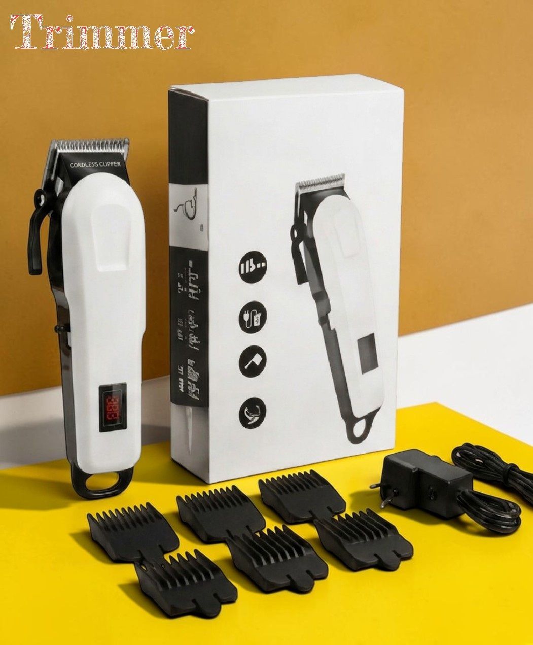 Sagaft X432 Beard Trimmer for Men Rechargeable Hair Clipper Cordless USB Charging Fully Waterproof Trimmer 240 min Runtime 4 Length Settings-image-40